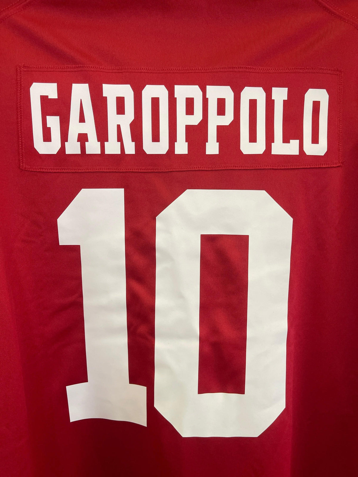 NFL San Francisco 49ers Jimmy Garoppolo #10 Game Jersey Men's 3X-Large NWT