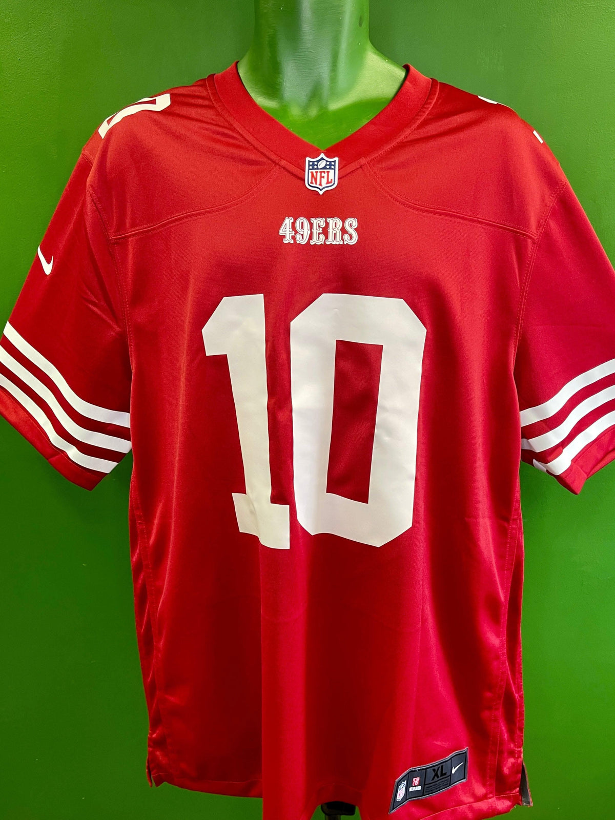 NFL San Francisco 49ers Jimmy Garoppolo #10 Game Jersey Men's X-Large NWT