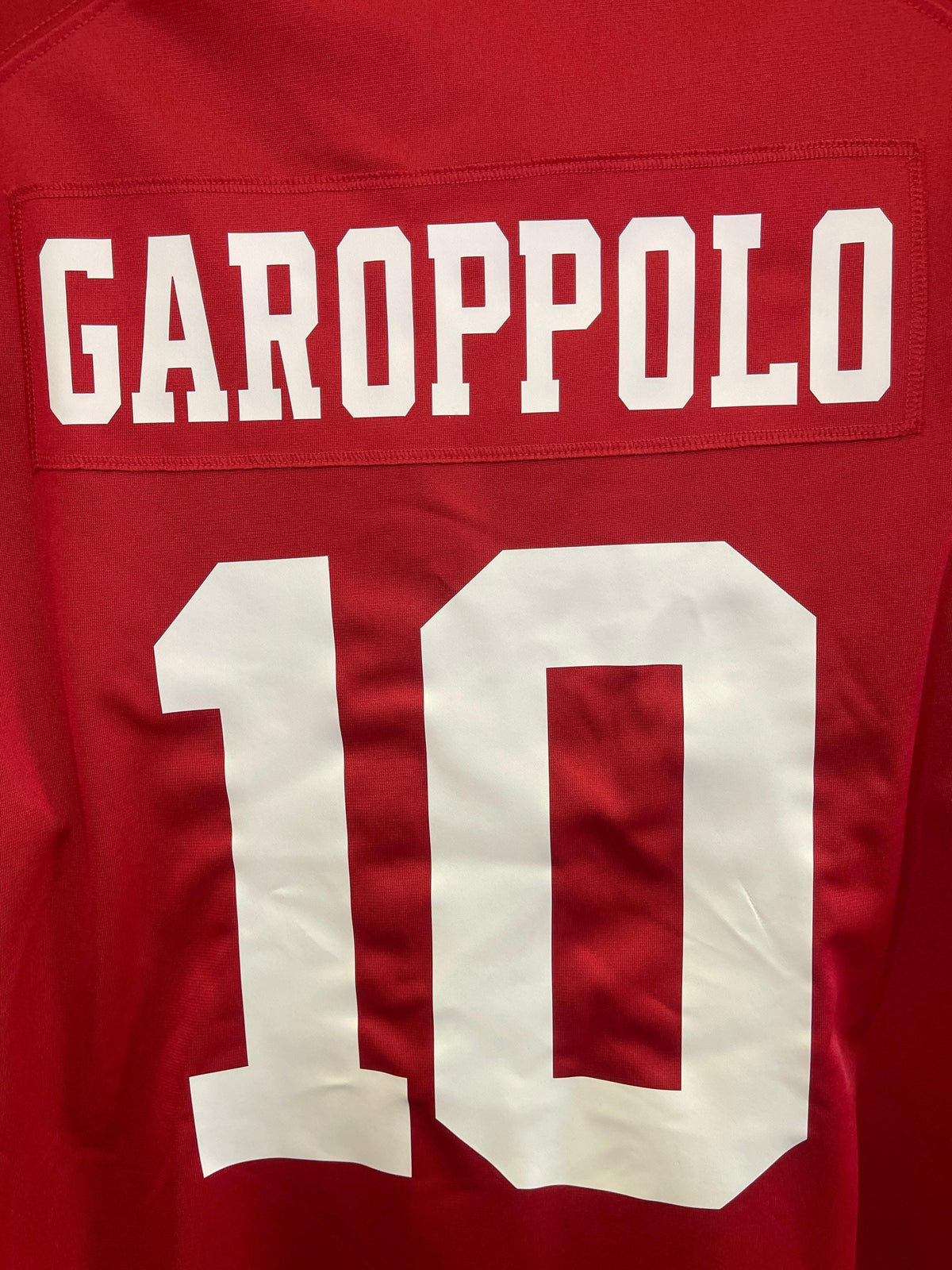 NFL San Francisco 49ers Jimmy Garoppolo #10 Game Jersey Men's X-Large NWT