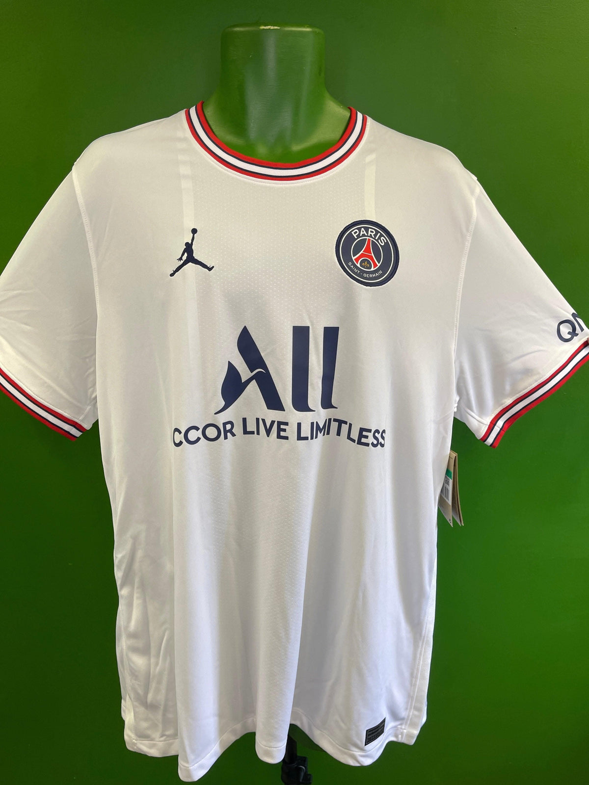 Paris Saint-Germain Neymar Jr #10 Fourth Stadium Shirt 2021-22 Men's X-Large NWT