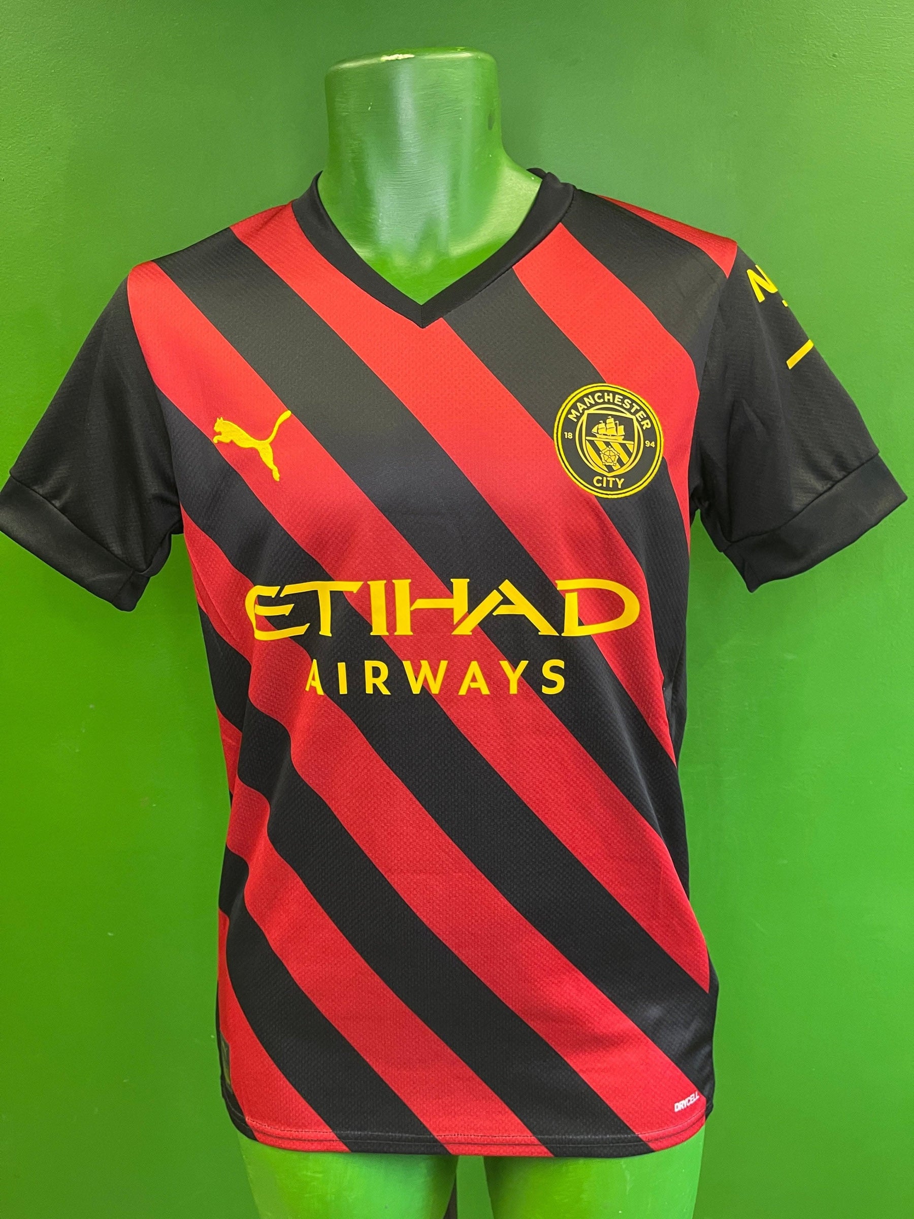Manchester City Away Jersey 2022-23 Puma De Bruyne Men's X-Small NWT