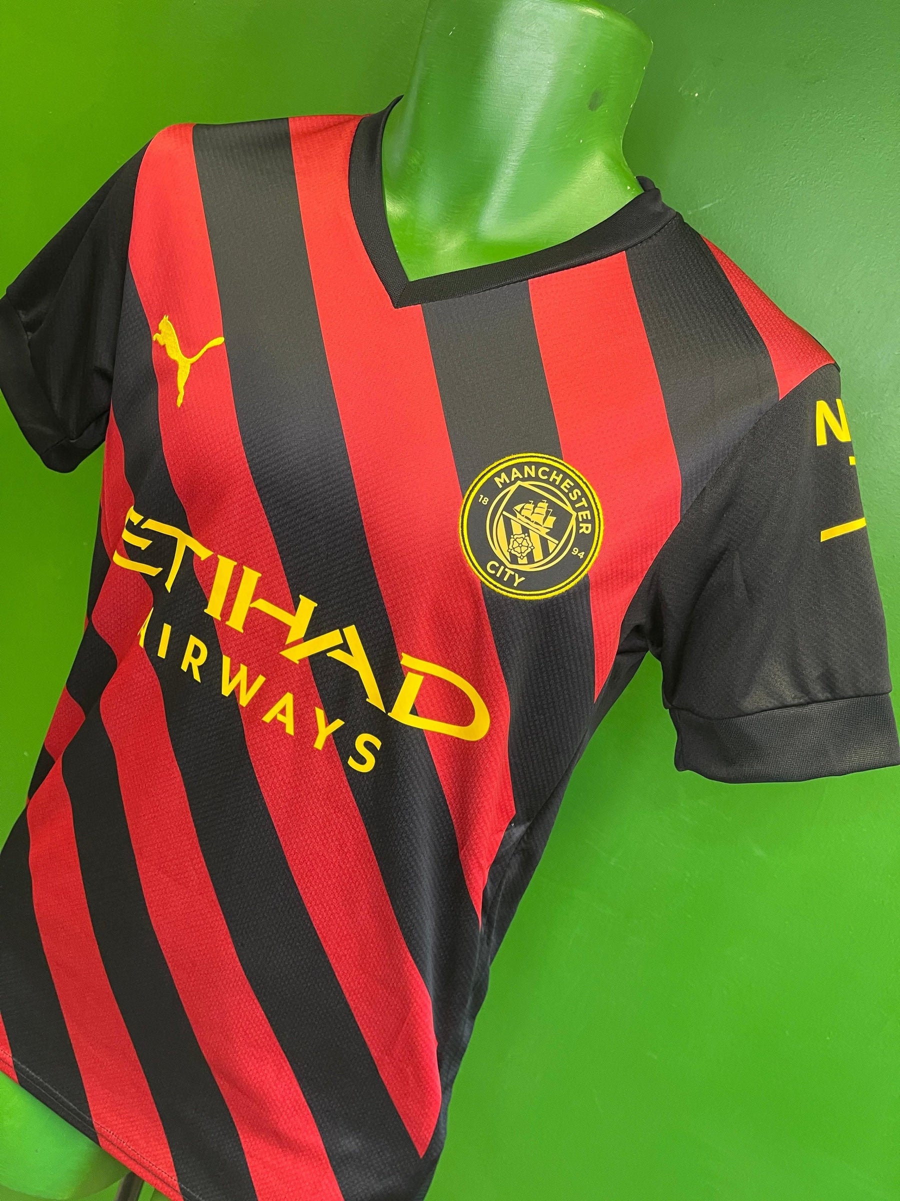 Manchester City Away Jersey 2022-23 Puma De Bruyne Men's X-Small NWT