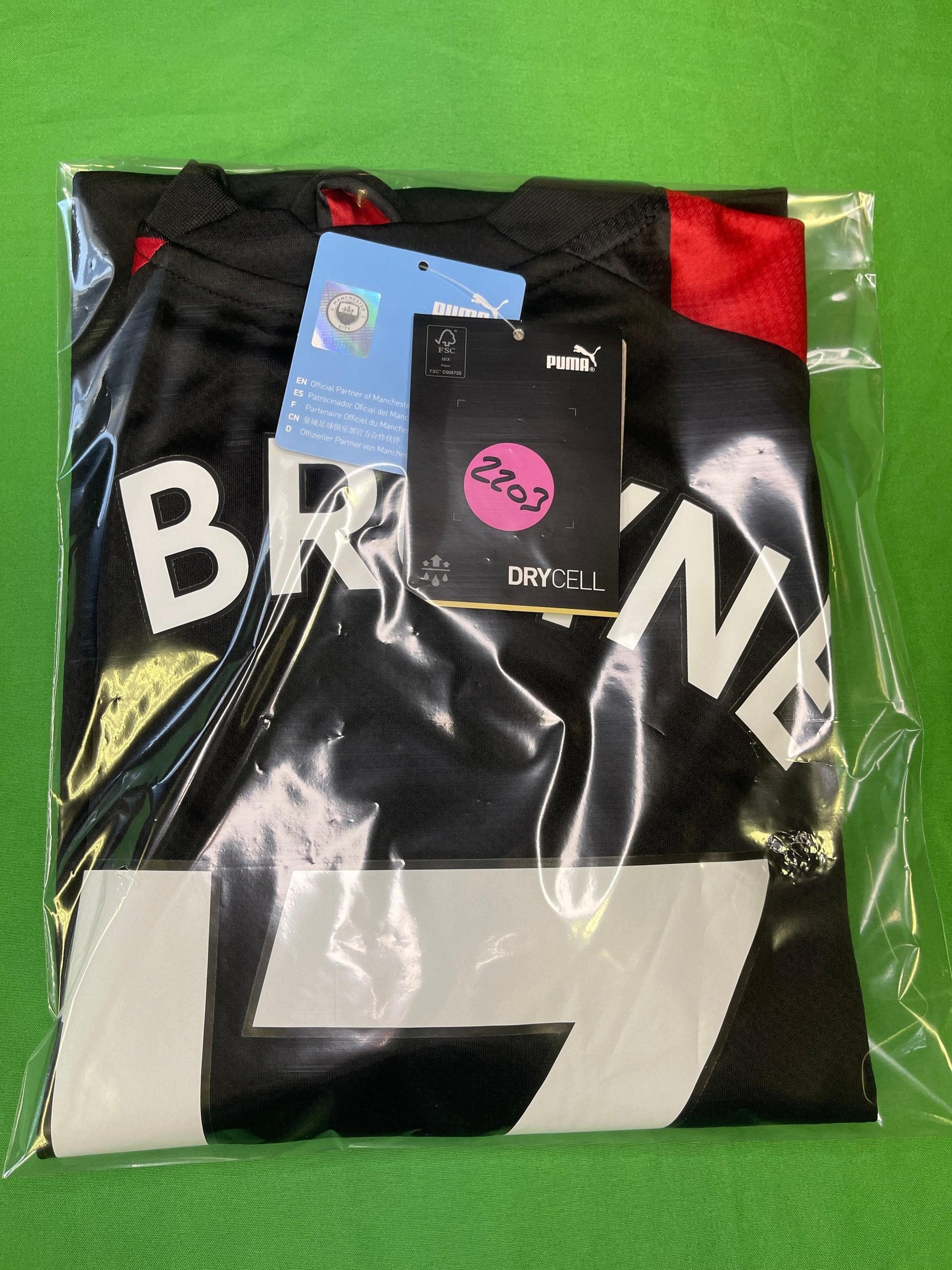 Manchester City Away Jersey 2022-23 Puma De Bruyne Men's X-Small NWT