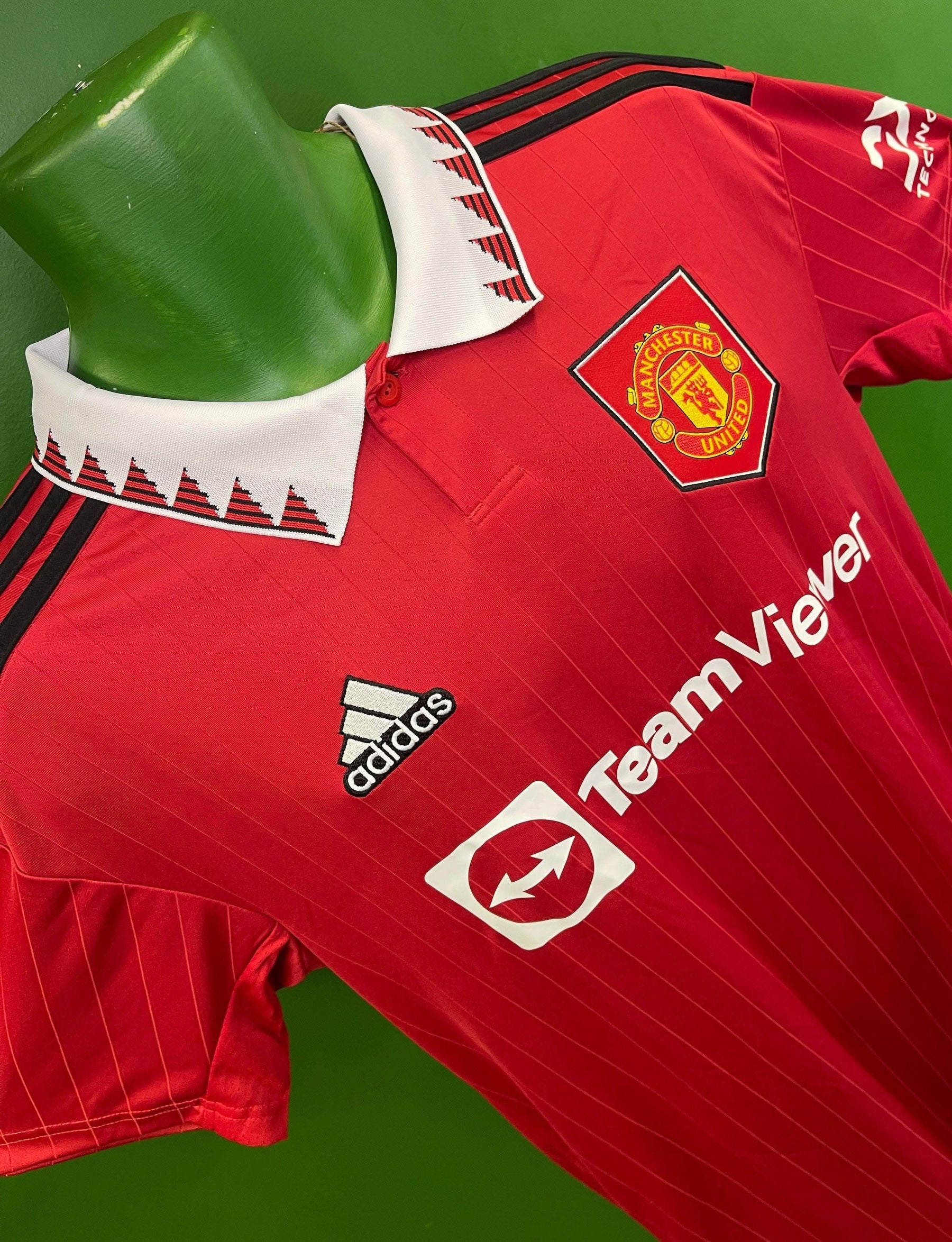 Manchester United Rashford #10 Adidas 22/23 Home Jersey Men's Medium