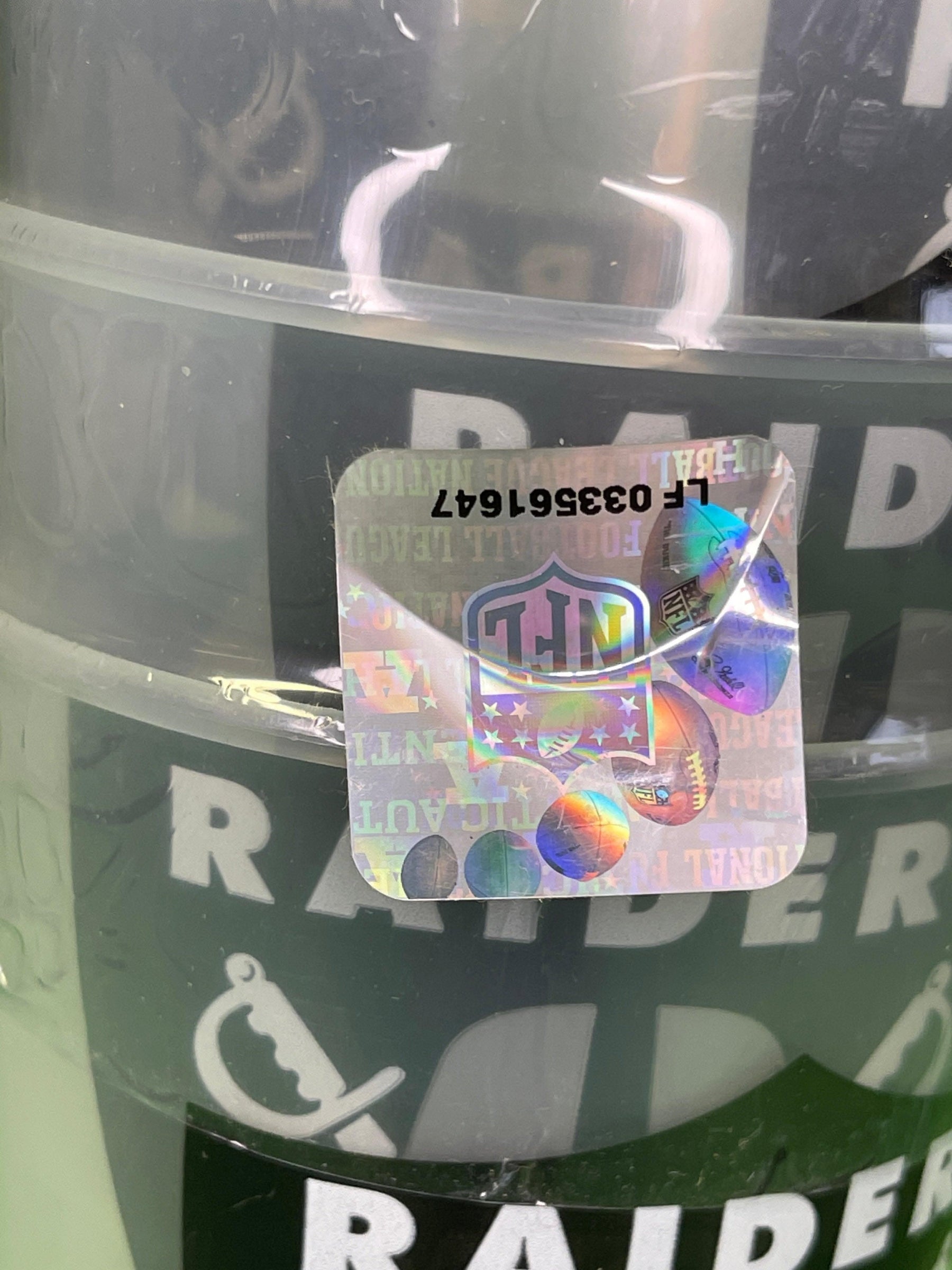 NFL Las Vegas Raiders Set of 4 16-oz Acrylic Tumblers NWT