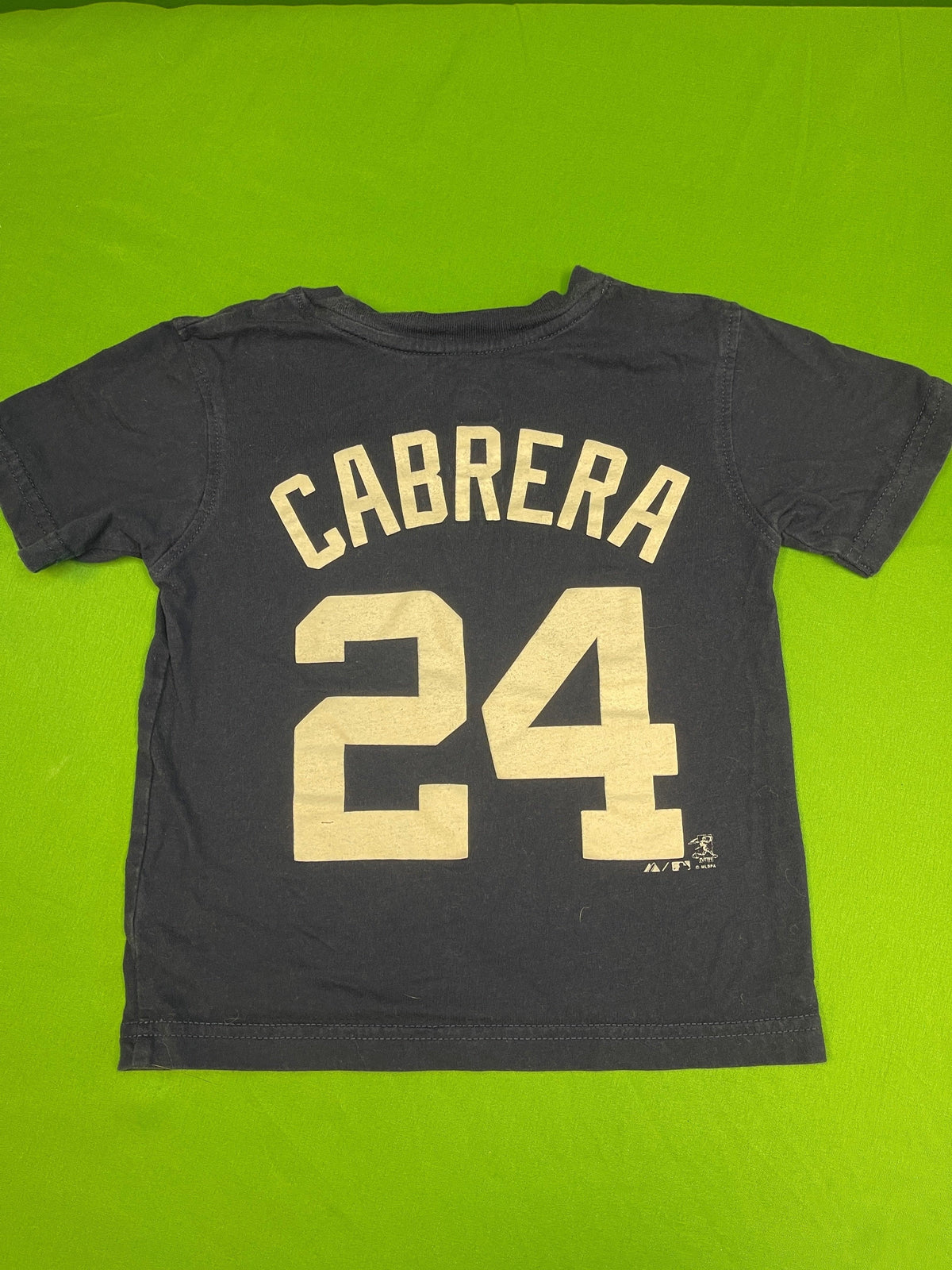 MLB Detroit Tigers Miguel Cabrera #24 Majestic T-Shirt Toddler 3T