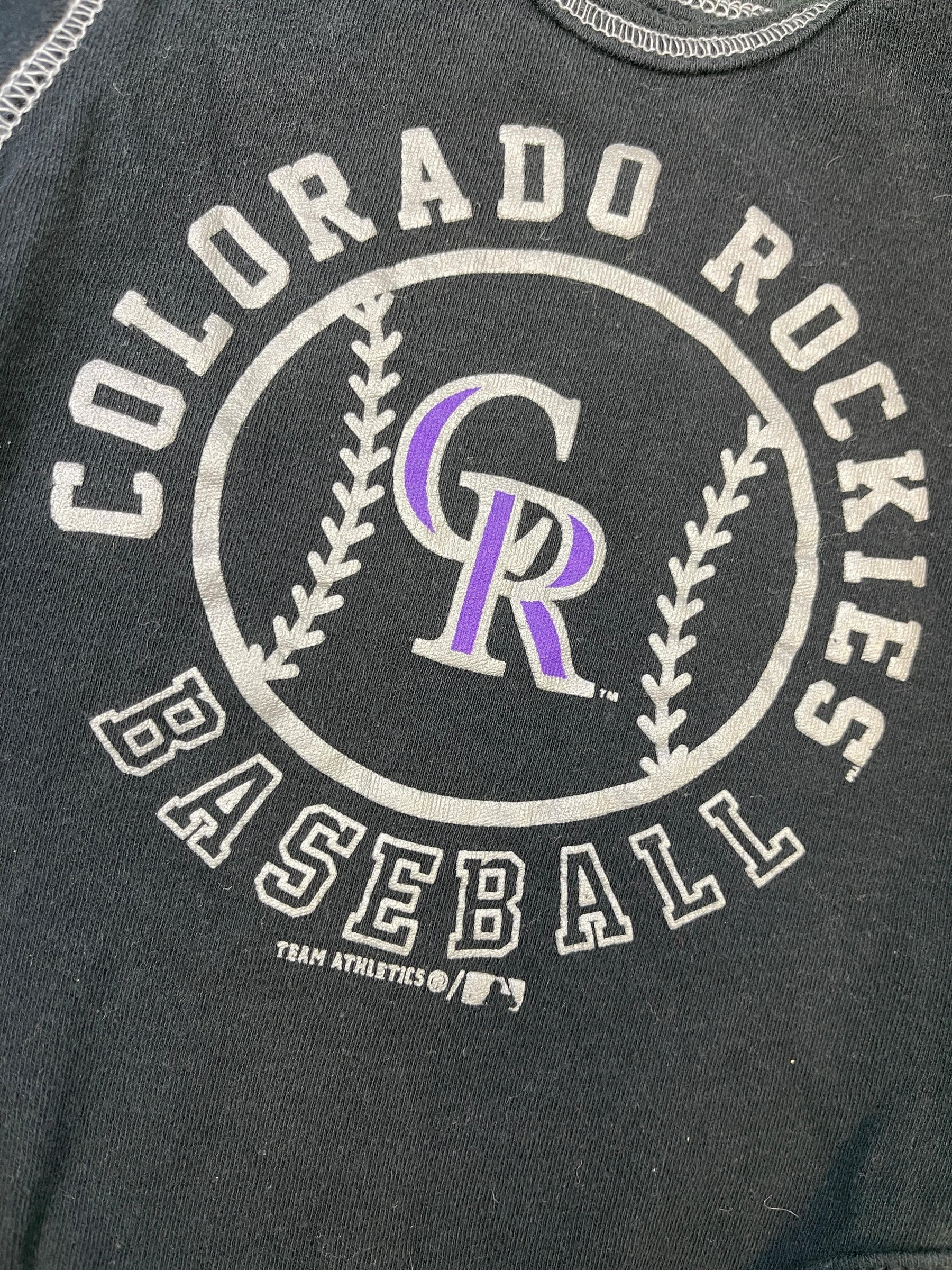 MLB Colorado Rockies Team Athletics Infant Bodysuit/Vest Newborn 0-3 months