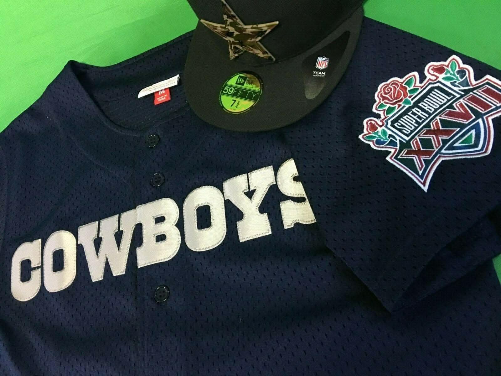 NFL Dallas Cowboys Mitchell & Ness Baseball Style Jersey Men's Medium