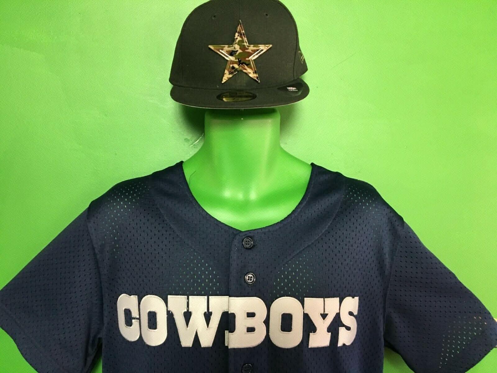 NFL Dallas Cowboys Mitchell & Ness Baseball Style Jersey Men's Medium