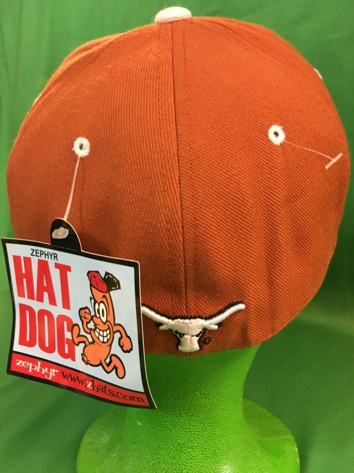 NCAA Texas Longhorns Zephyr Orange Hat/Cap Size 7-1/8 NWT