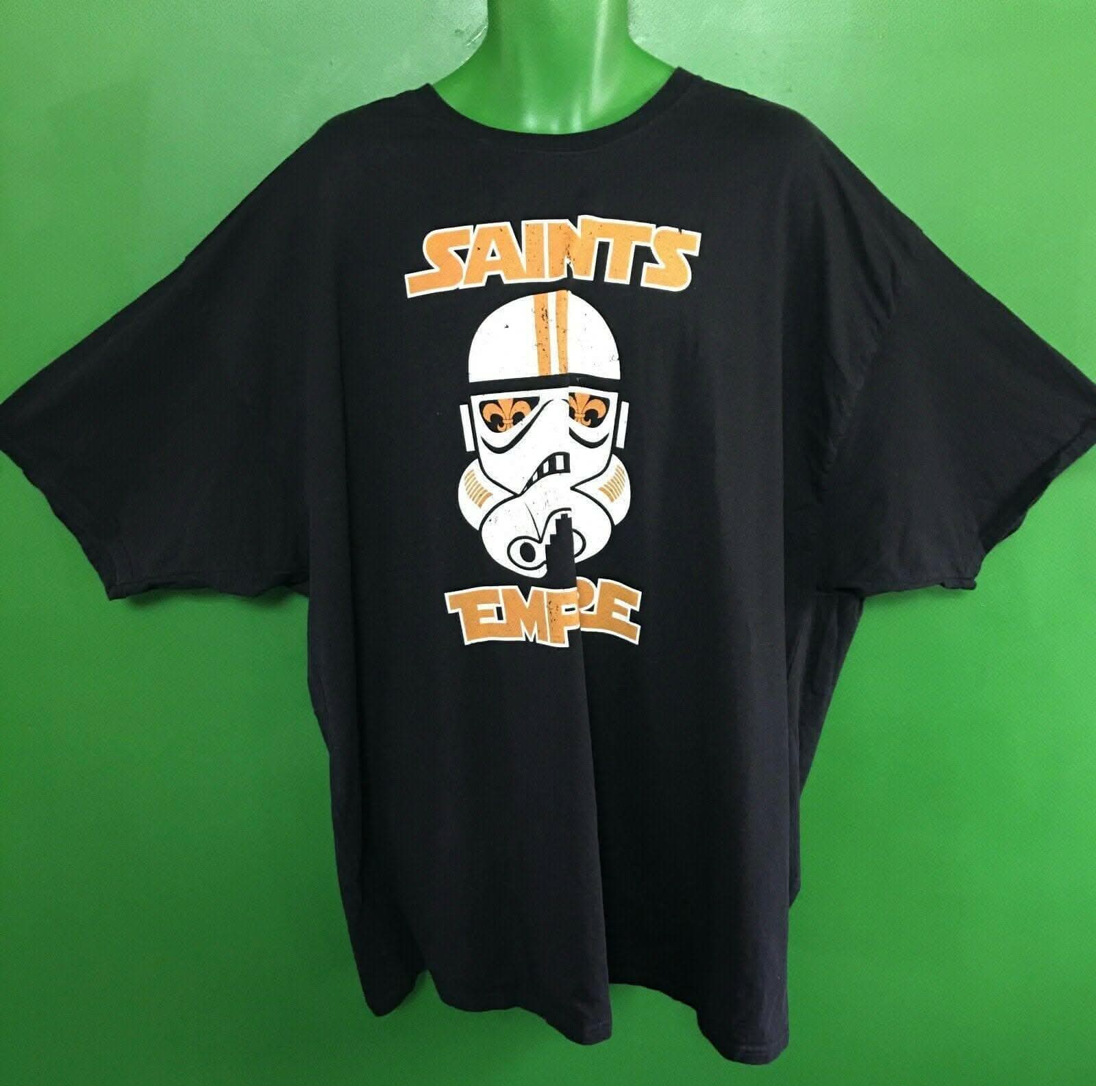 NFL New Orleans Saints Hanes Star Wars T-Shirt Men's 4X-Large