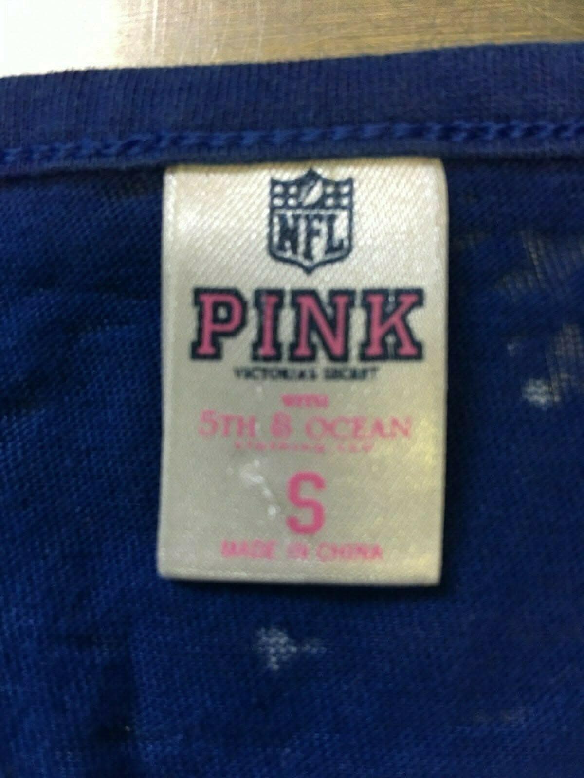 NFL Indianapolis Colts Victoria's Secret PINK Tank Top Women's Small