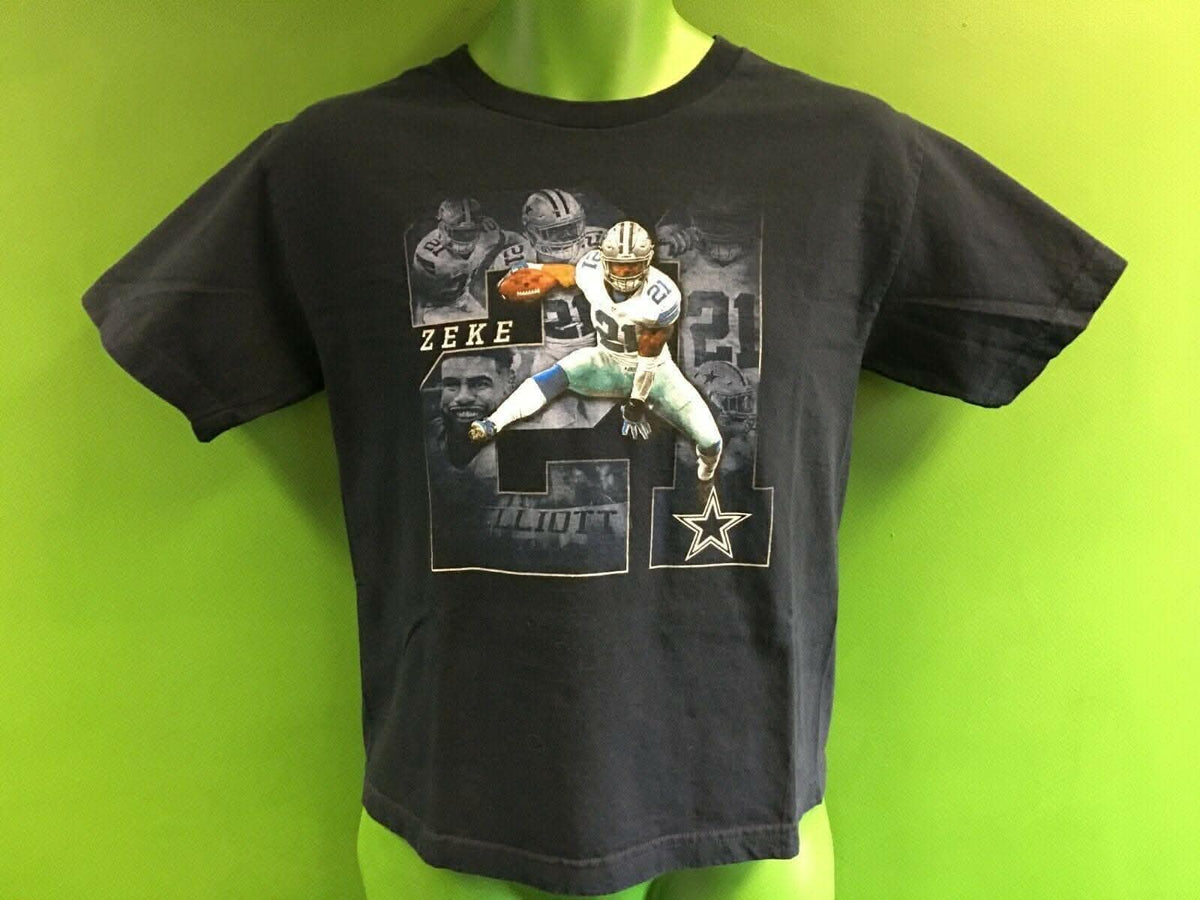 NFL Dallas Cowboys Ezekiel Elliot #21 T-Shirt Youth Large 14-16