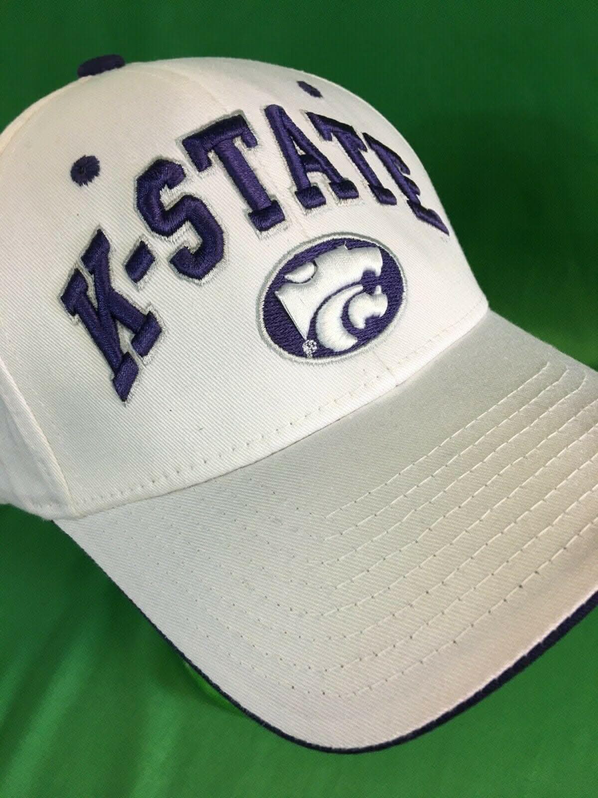 NCAA Kansas State Wildcats Zephyr White Strapback Hat/Cap OSFM NWT