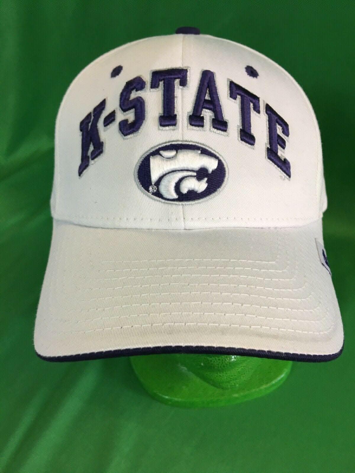 NCAA Kansas State Wildcats Zephyr White Strapback Hat/Cap OSFM NWT
