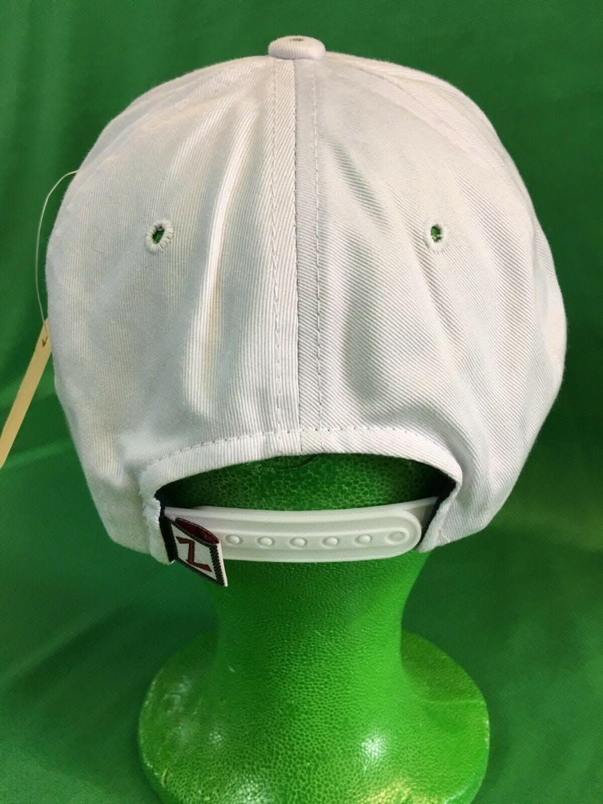 NCAA Kansas Jayhawks Zephyr White Snapback Hat/Cap NWT