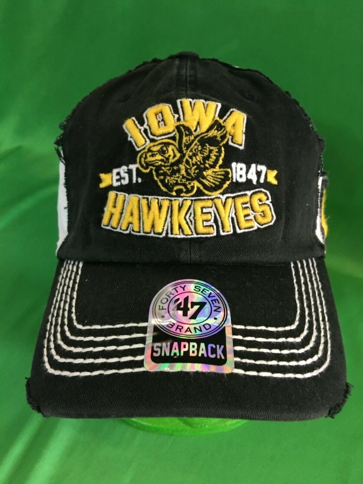 NCAA Iowa Hawkeyes '47 Trucker Snapback Hat/Cap OSFM NWT