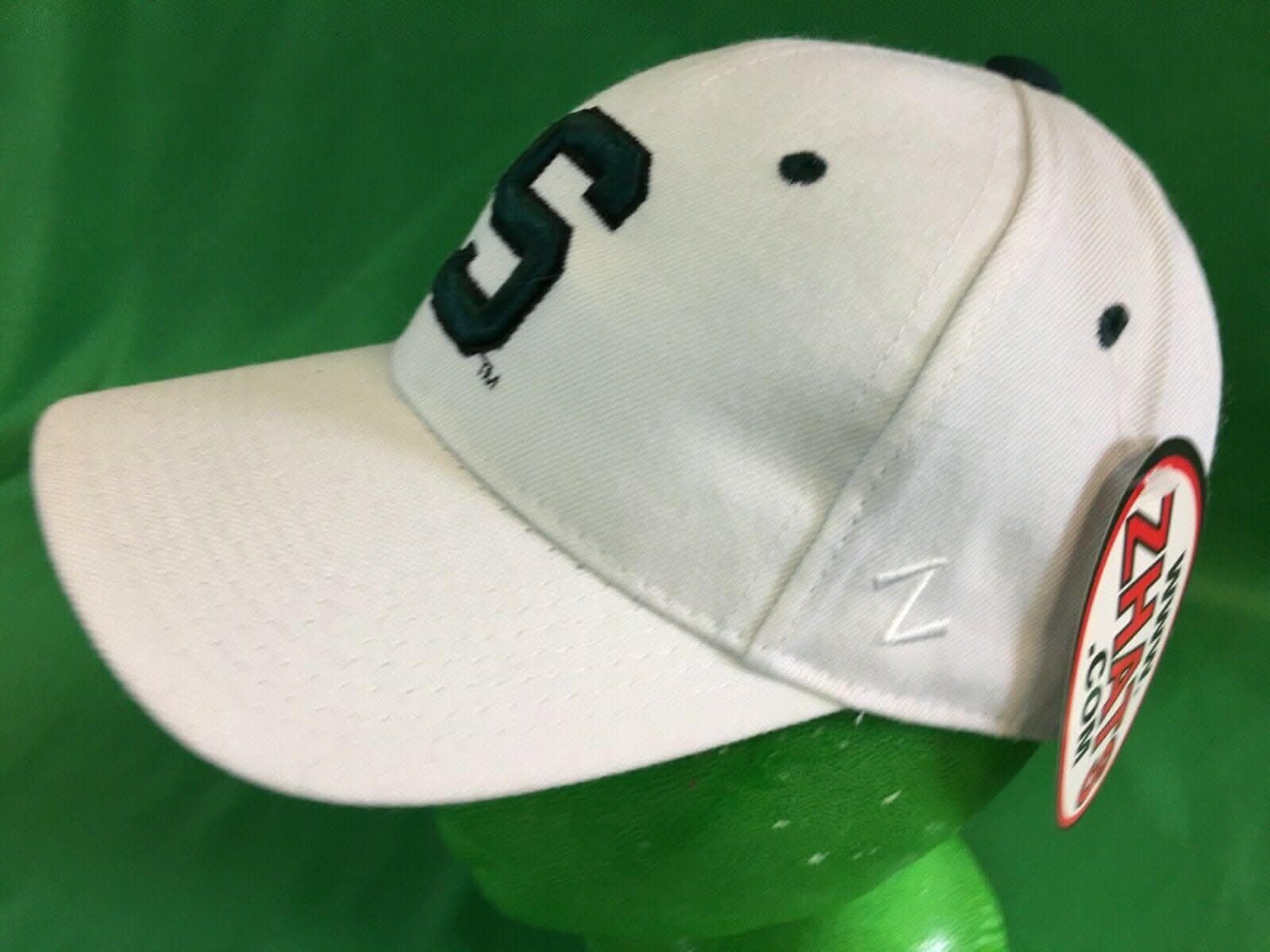 NCAA Michigan State Spartans Zephyr White Youth Hat/Cap Size 7 NWT