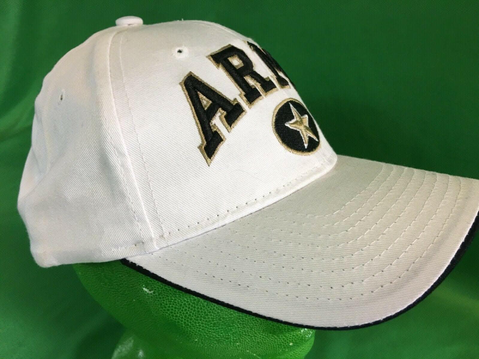 NCAA US Army Black Knights Zephyr Beige Snapback Baseball Hat/Cap OSFM NWT