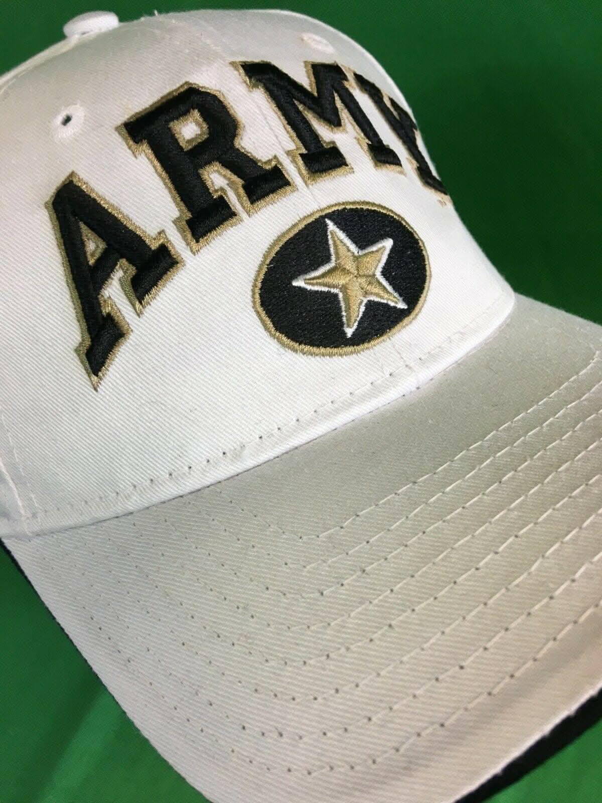 NCAA US Army Black Knights Zephyr Beige Snapback Baseball Hat/Cap OSFM NWT