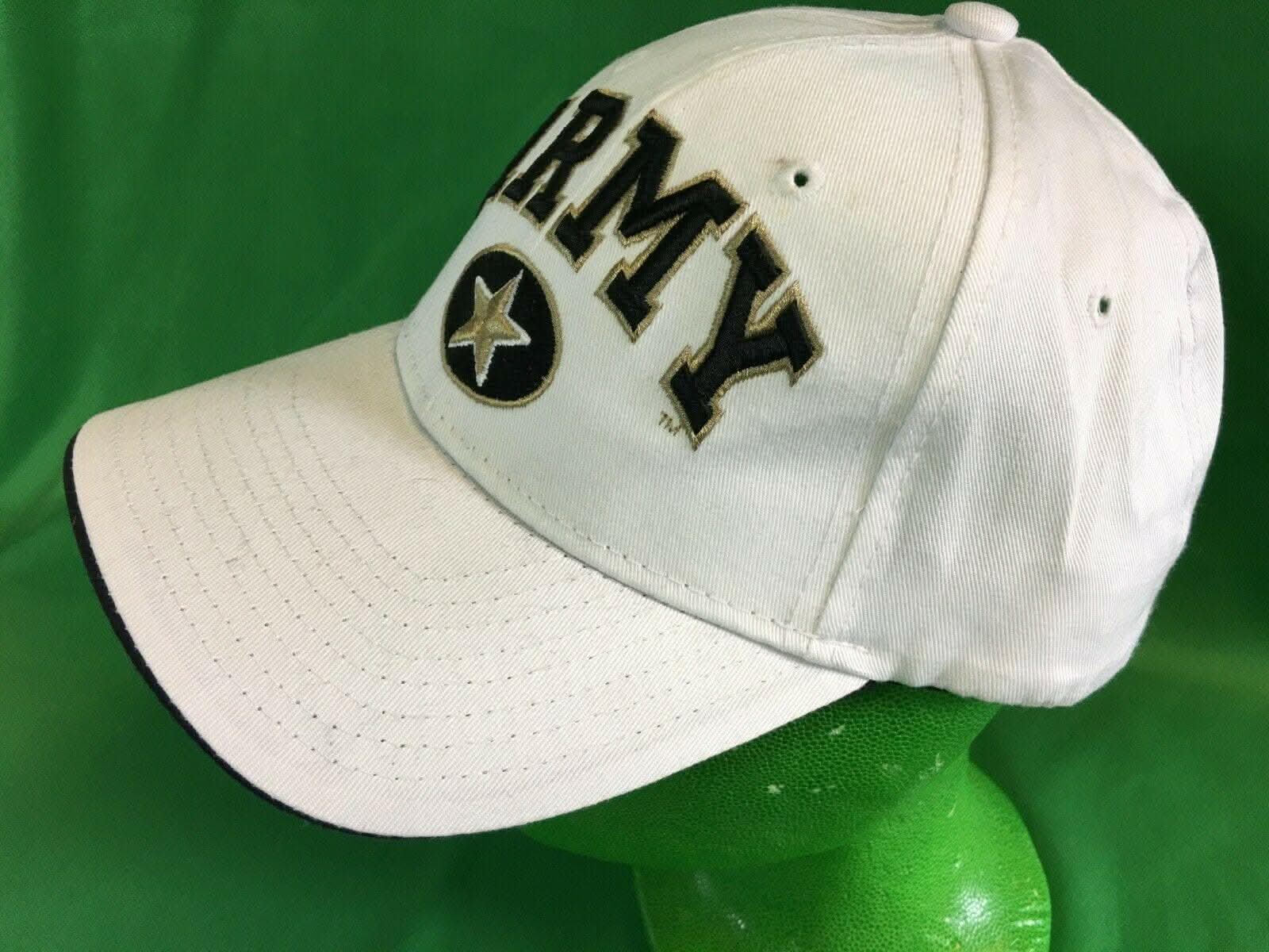 NCAA US Army Black Knights Zephyr Beige Snapback Baseball Hat/Cap OSFM NWT