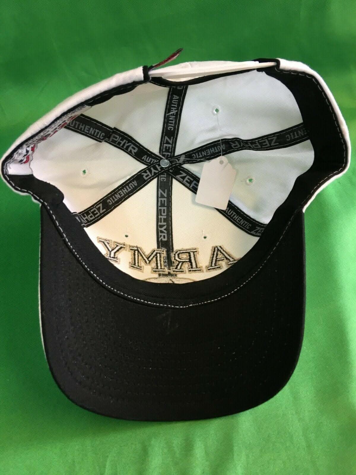 NCAA US Army Black Knights Zephyr Beige Snapback Baseball Hat/Cap OSFM NWT