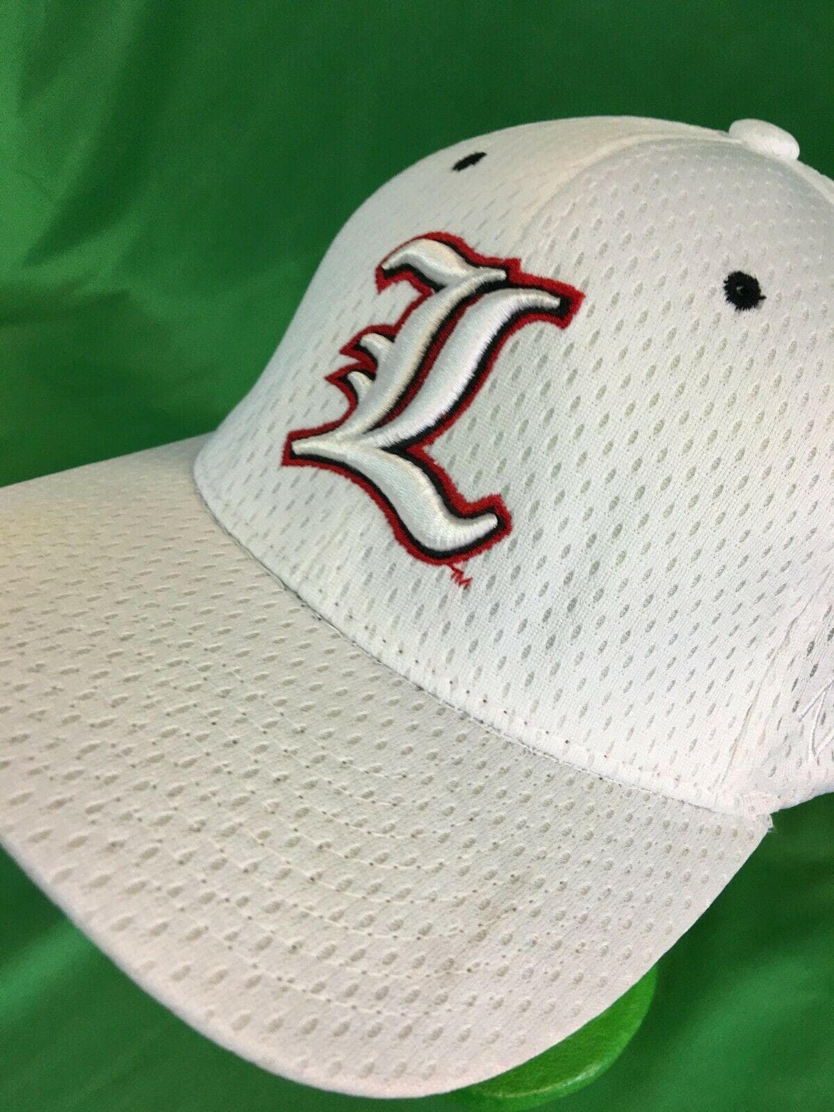 NCAA Louisville Cardinals Zephyr White Hat/Cap Medium/Large NWT