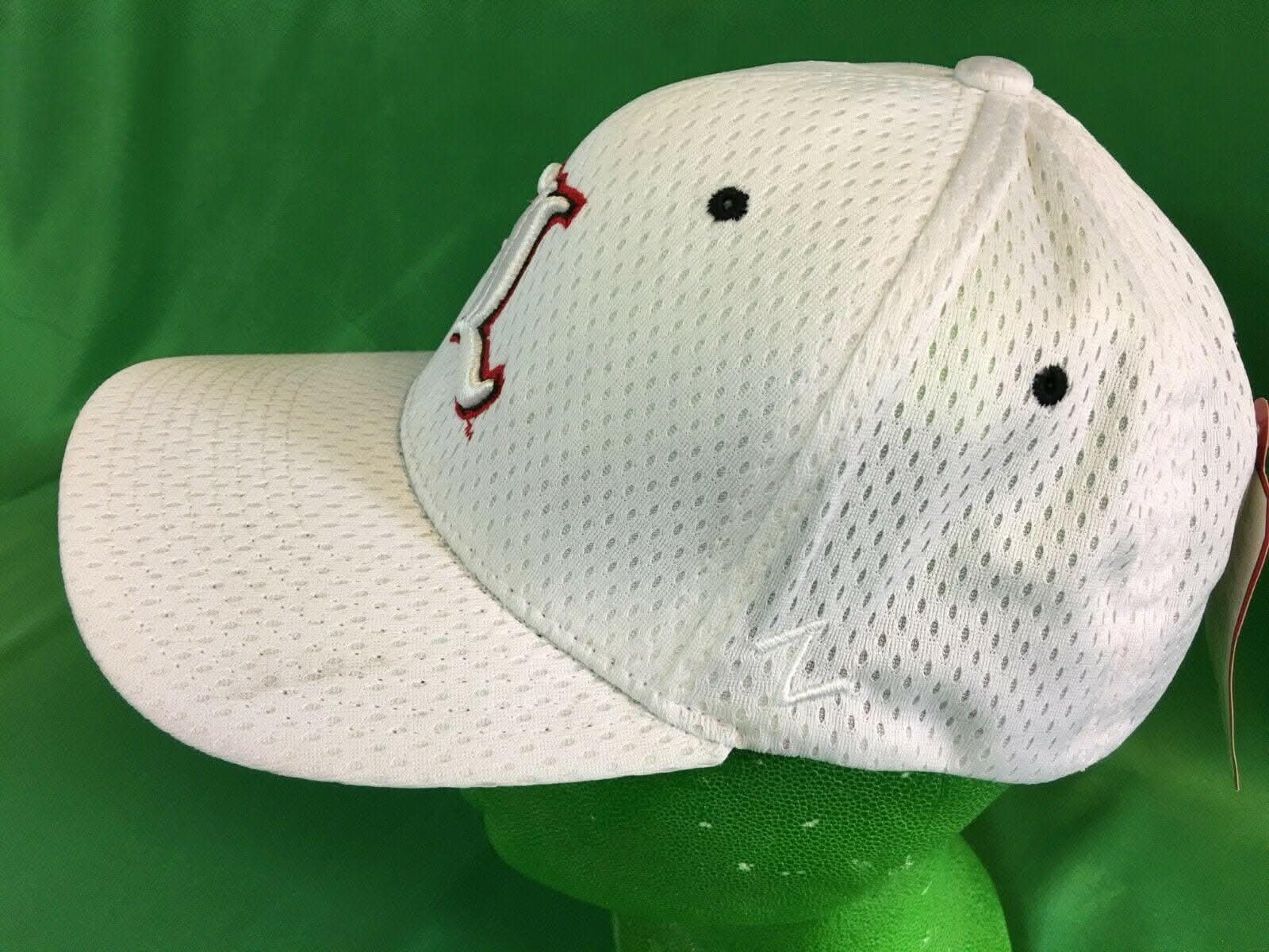 NCAA Louisville Cardinals Zephyr White Hat/Cap Medium/Large NWT