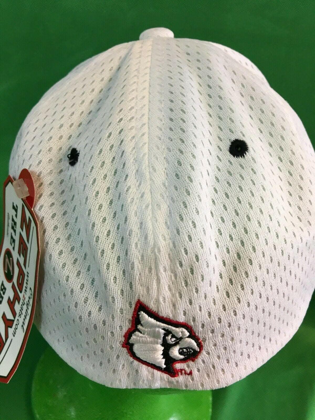 NCAA Louisville Cardinals Zephyr White Hat/Cap Medium/Large NWT
