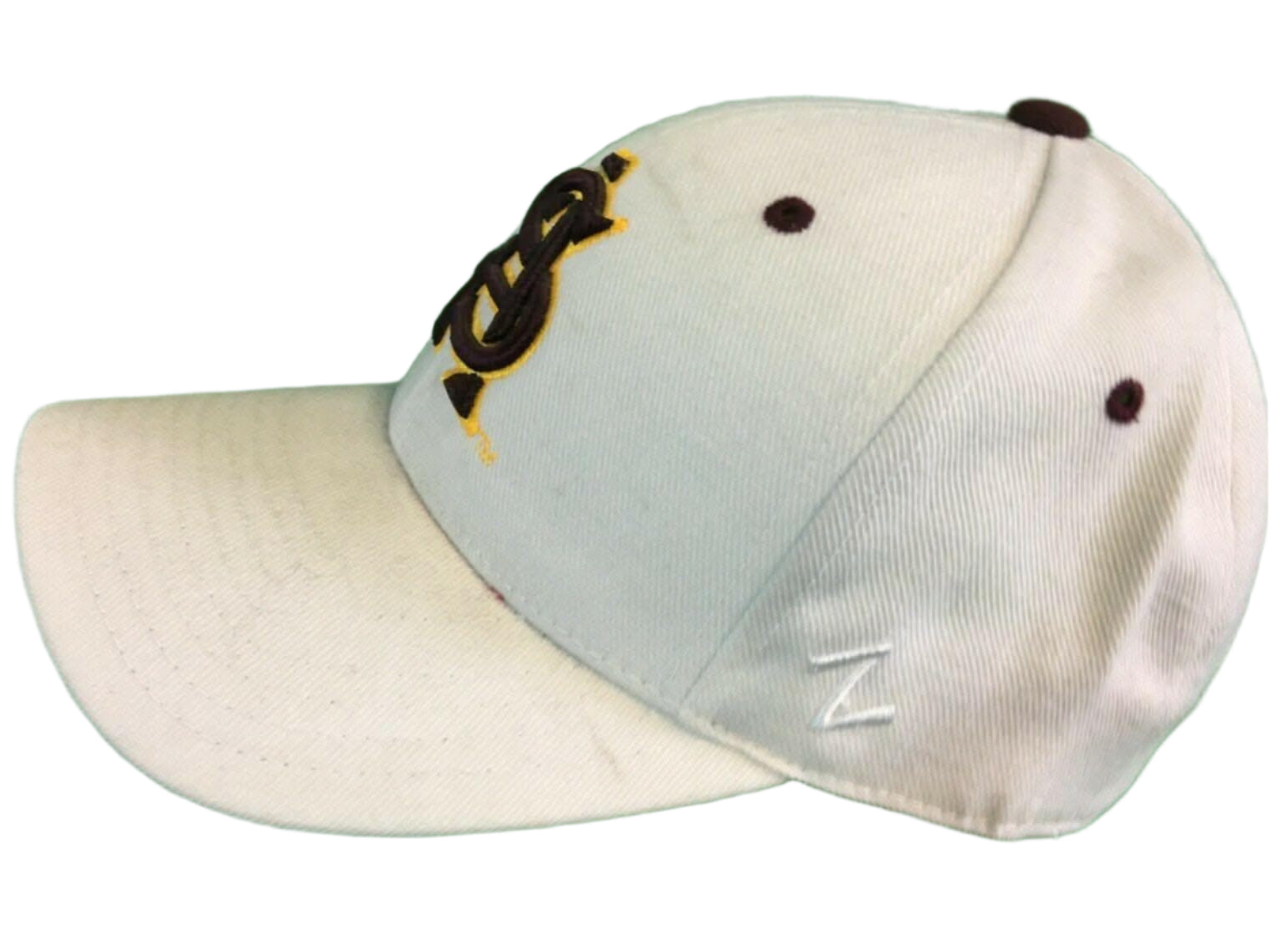 NCAA Arizona State Sun Devils Zephyr White Hat/Cap Size 7-1/8 NWT