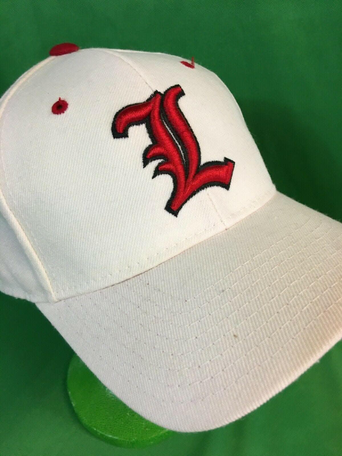 NCAA Louisville Cardinals White Hat/Cap Size 7-1/8 NWT