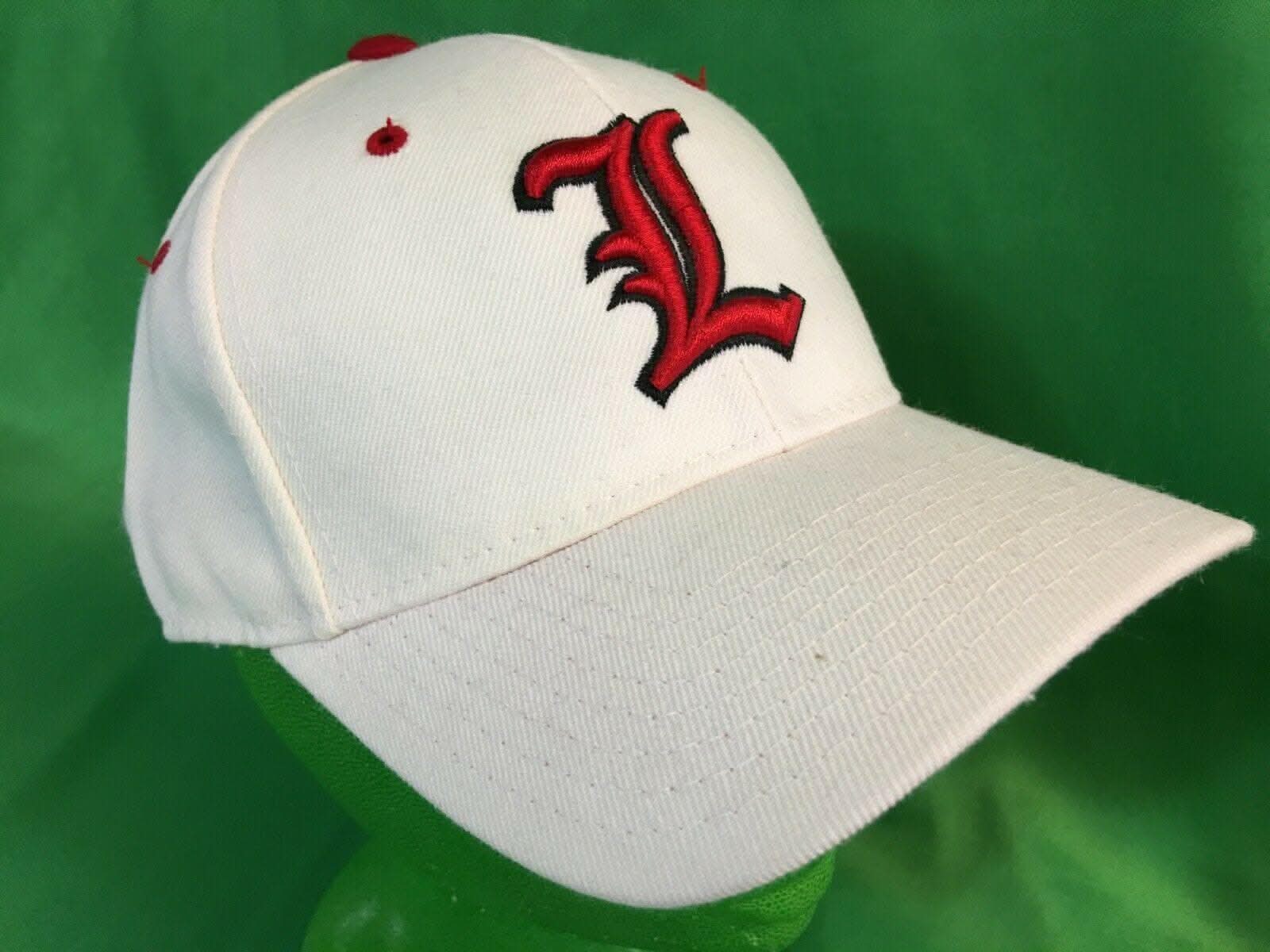 NCAA Louisville Cardinals White Hat/Cap Size 7-1/8 NWT