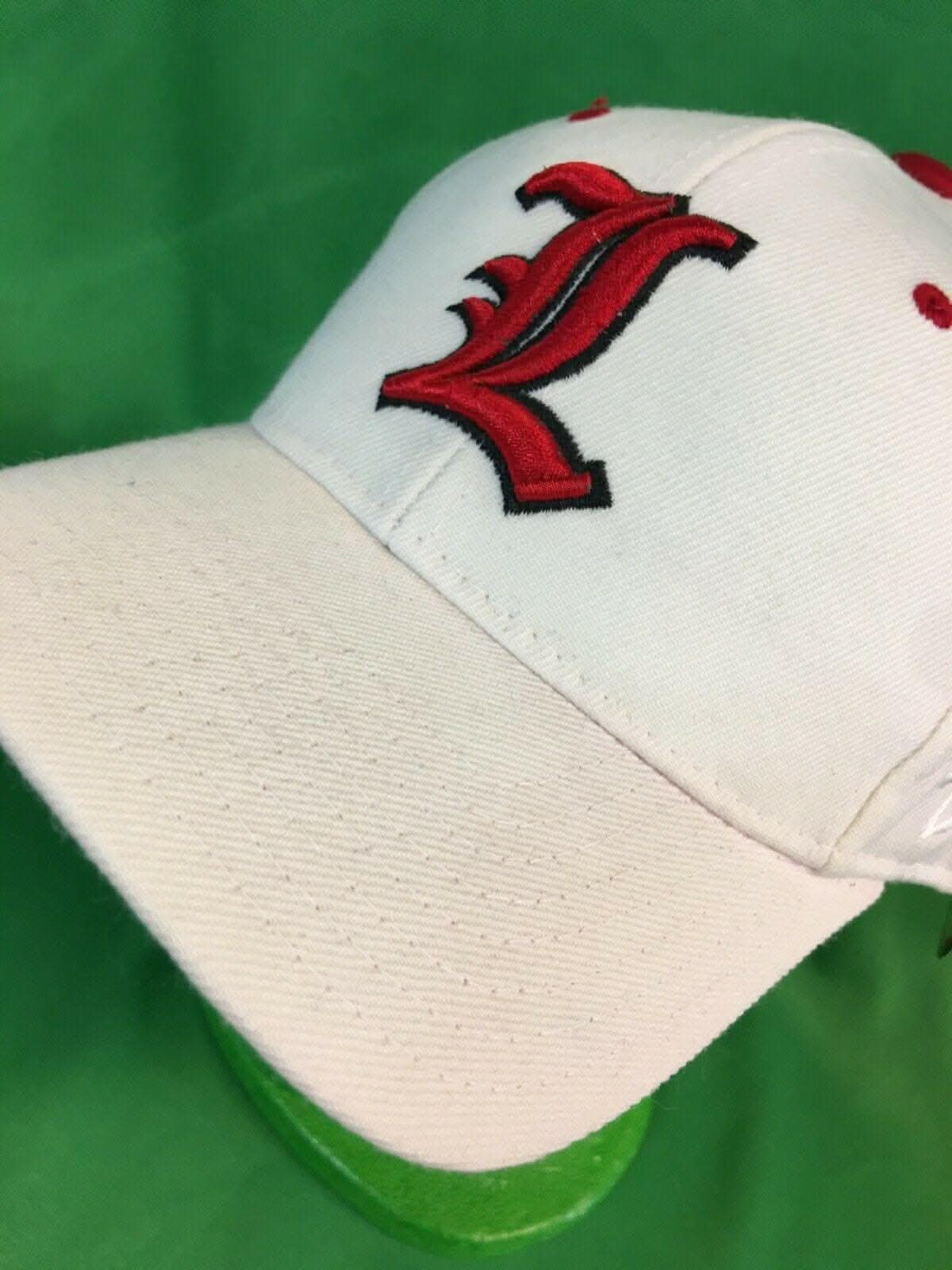 NCAA Louisville Cardinals White Hat/Cap Size 7-1/8 NWT