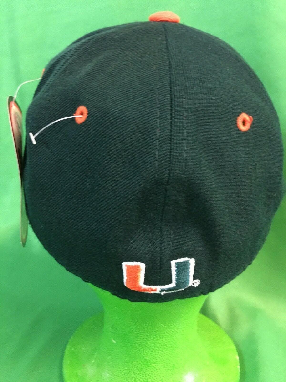 NCAA Miami Hurricanes Zephyr Hat/Cap Size 7 NWT