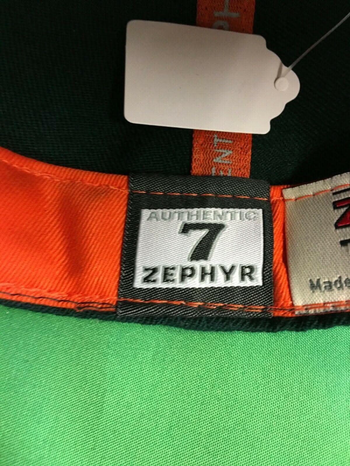 NCAA Miami Hurricanes Zephyr Hat/Cap Size 7 NWT