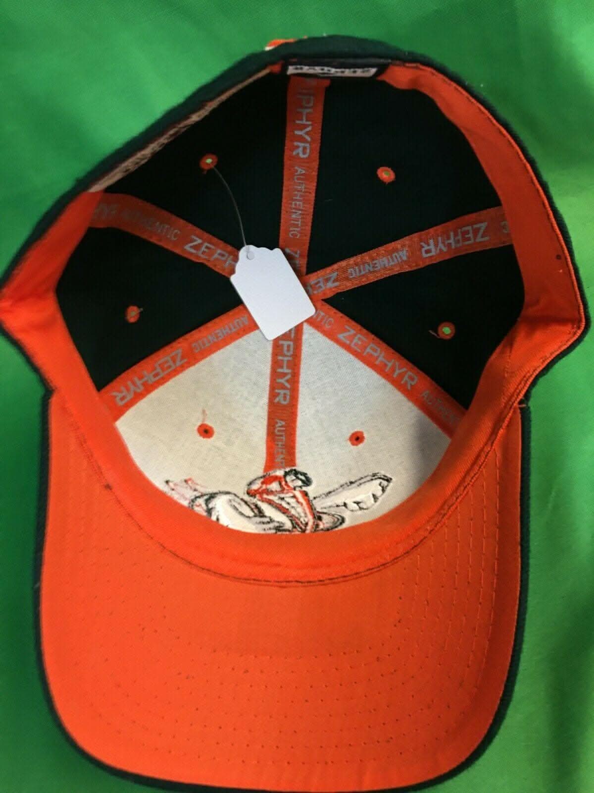 NCAA Miami Hurricanes Zephyr Hat/Cap Size 7-3/8 NWT