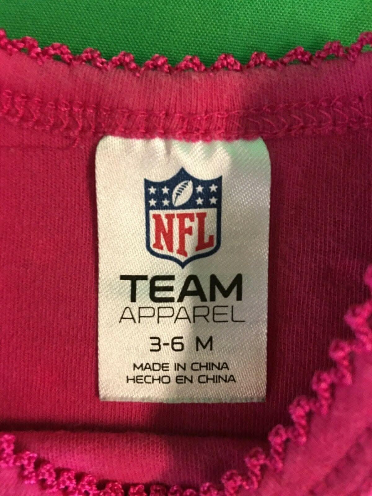 NFL Chicago Bears Pink Girls' Bodysuit/Vest 3-6 Months