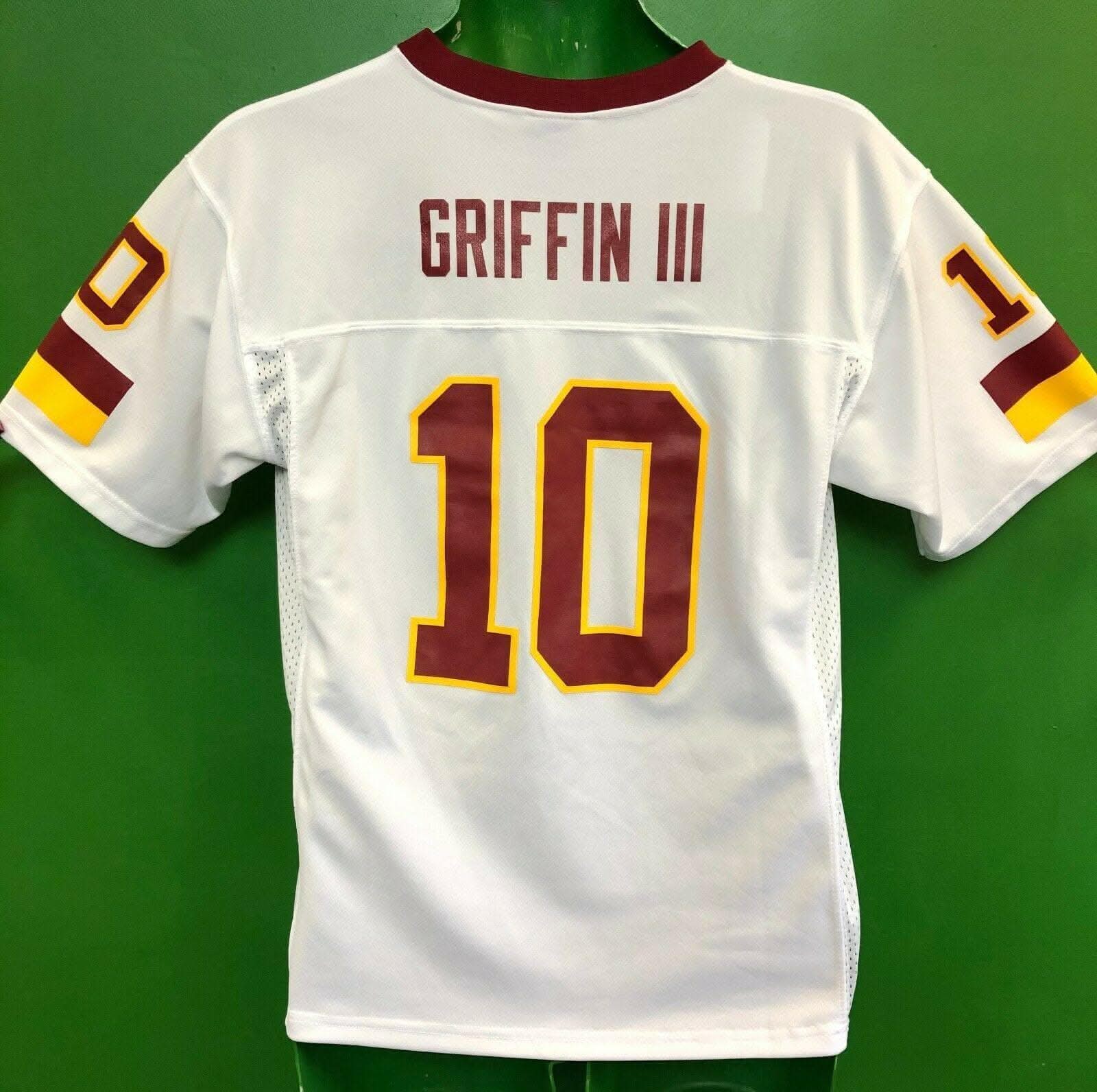 NFL Washington Commanders (Redskins) Griffin III RG3 #10 Jersey Youth Large 14-16