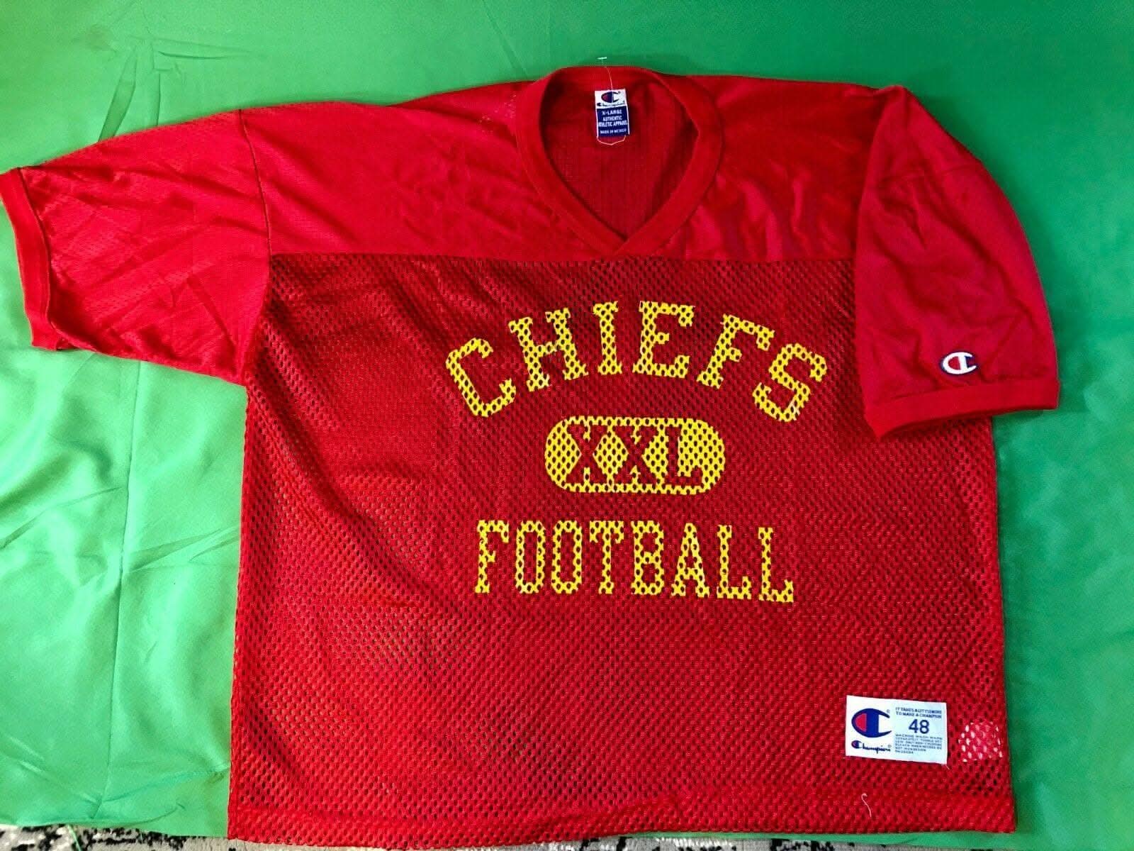 NFL Kansas City Chiefs Champion Vintage Mesh Jersey Men's X-Large
