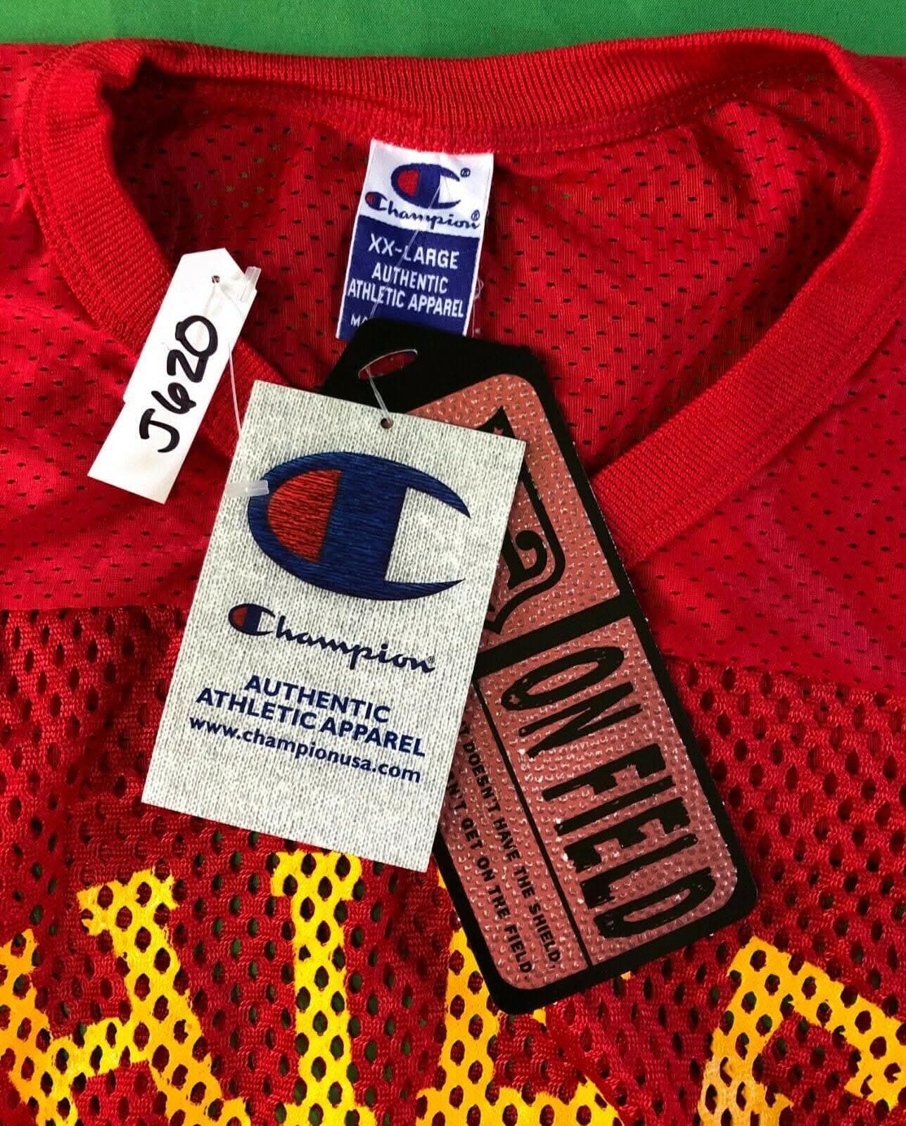 NFL Kansas City Chiefs Champion Vintage Mesh Jersey Men's 2X-Large NWT