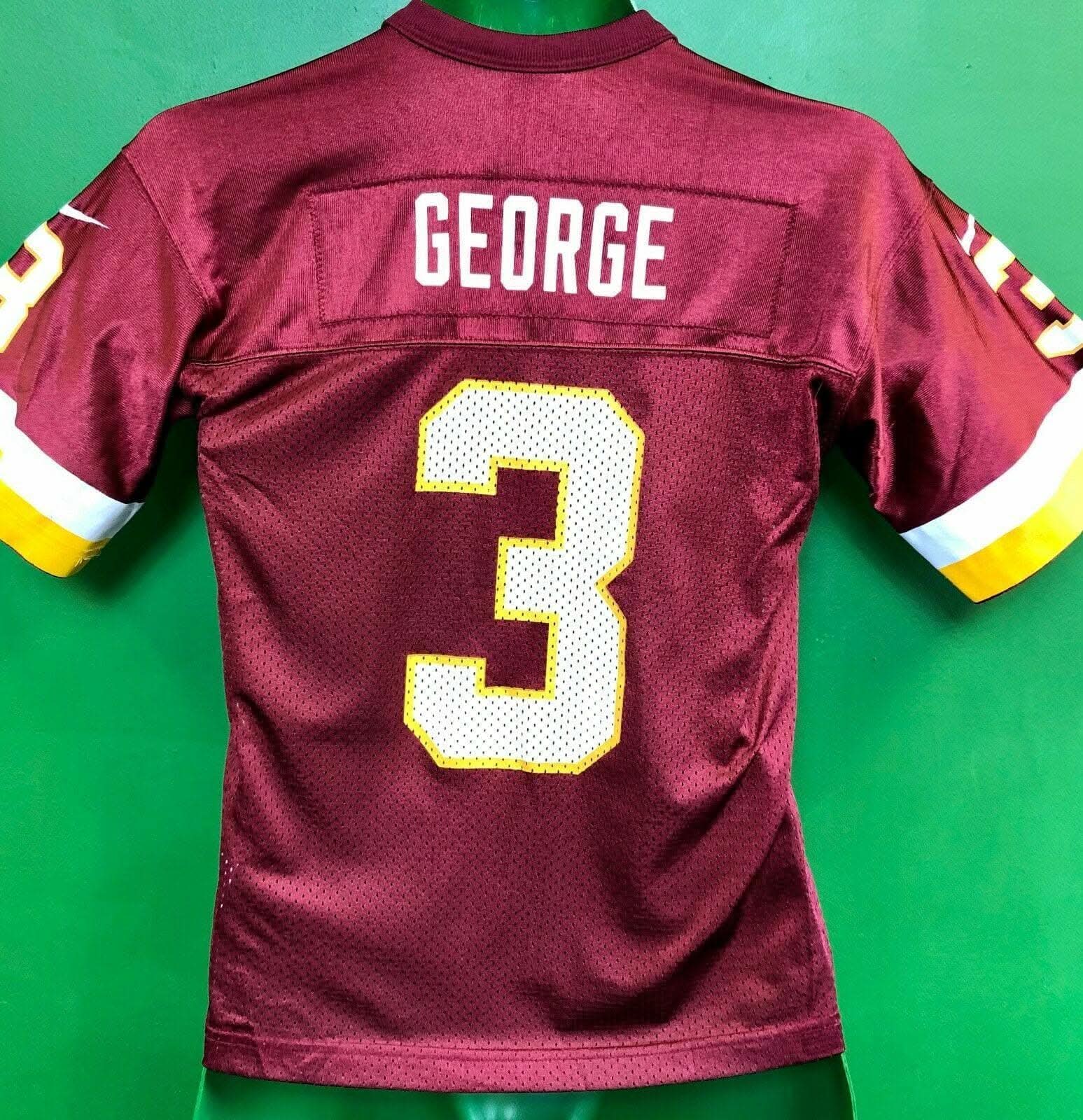 NFL Washington Commanders (Redskins) Jeff George #3 Jersey Youth Small 10