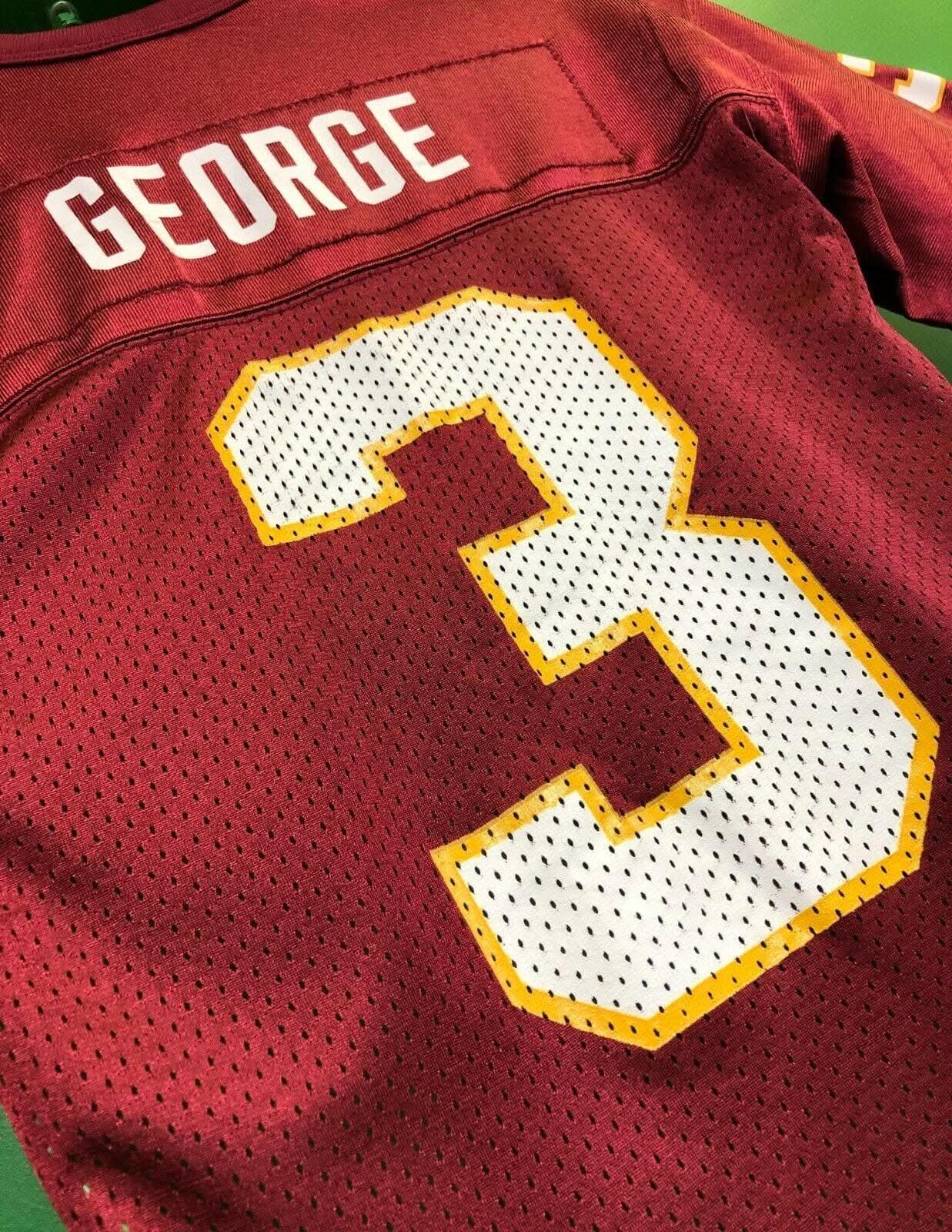 NFL Washington Commanders (Redskins) Jeff George #3 Jersey Youth Small 10
