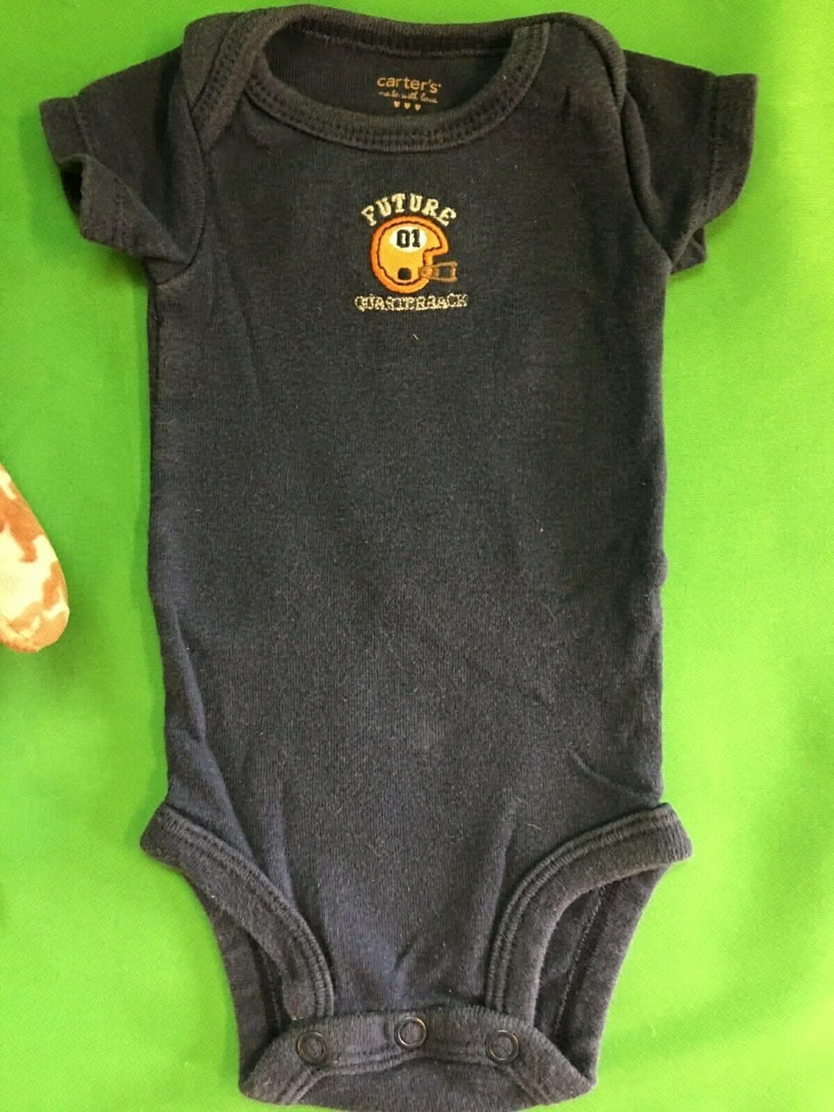 American Football "Future Quarterback" Tiny Bodysuit/Vest 0-3 Months