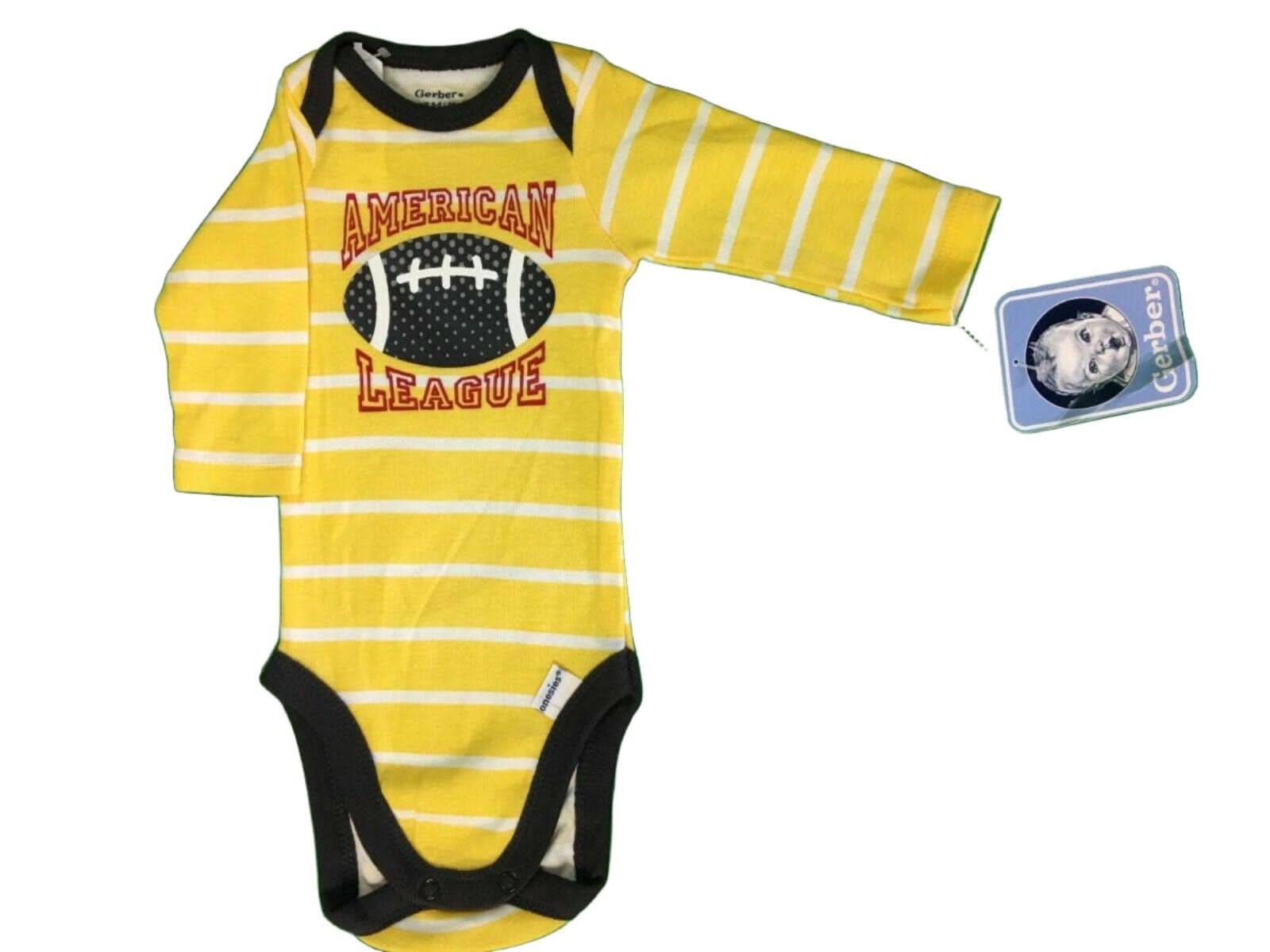 NFL NCAA American Football "American League" Bodysuit/Vest Infant Premature/Newborn NWT