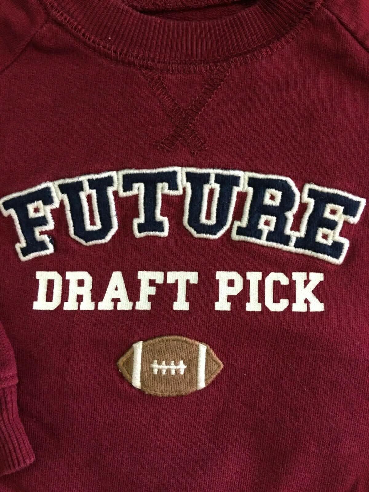 American Football "Future Draft Pick" Sweatshirt Baby 6 Months