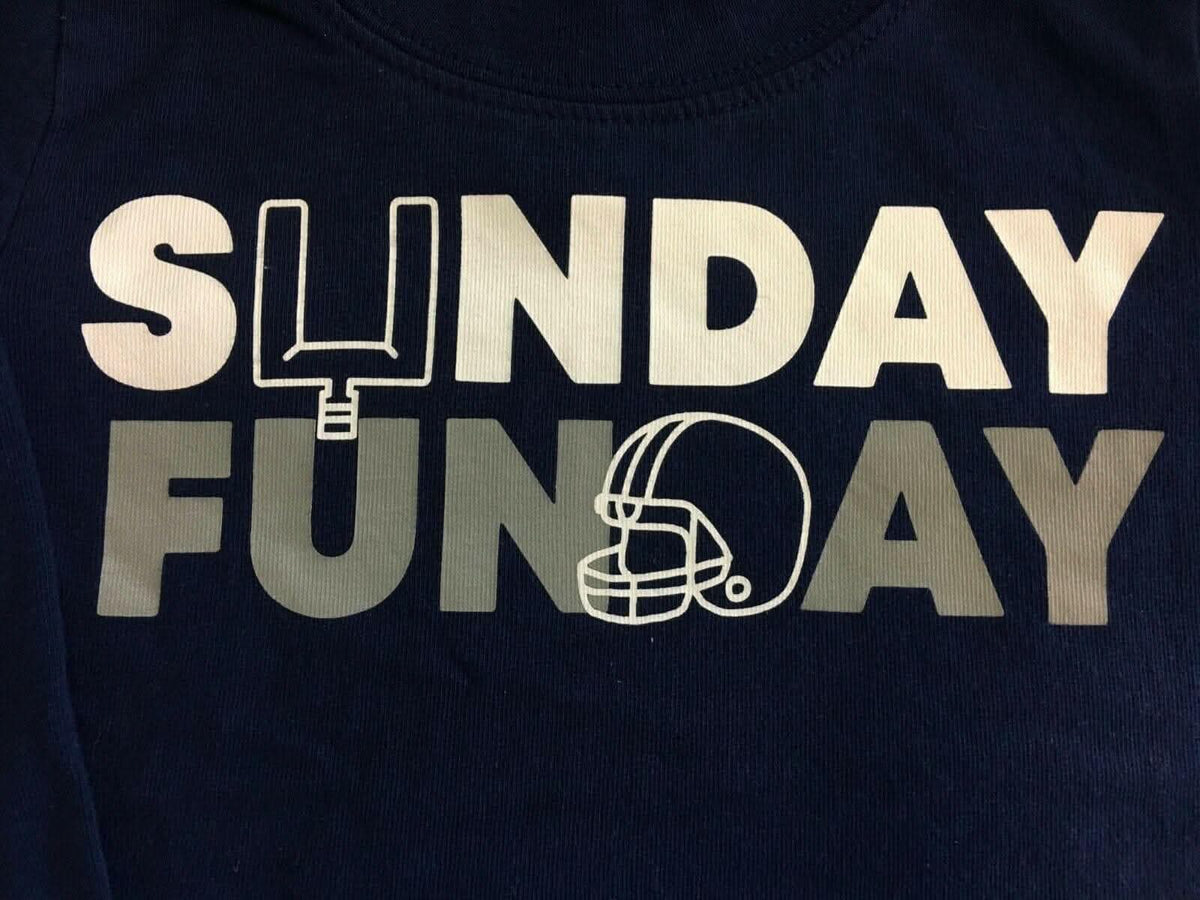 American Football "Sunday Funday" L/S T-Shirt Infant 6 Months