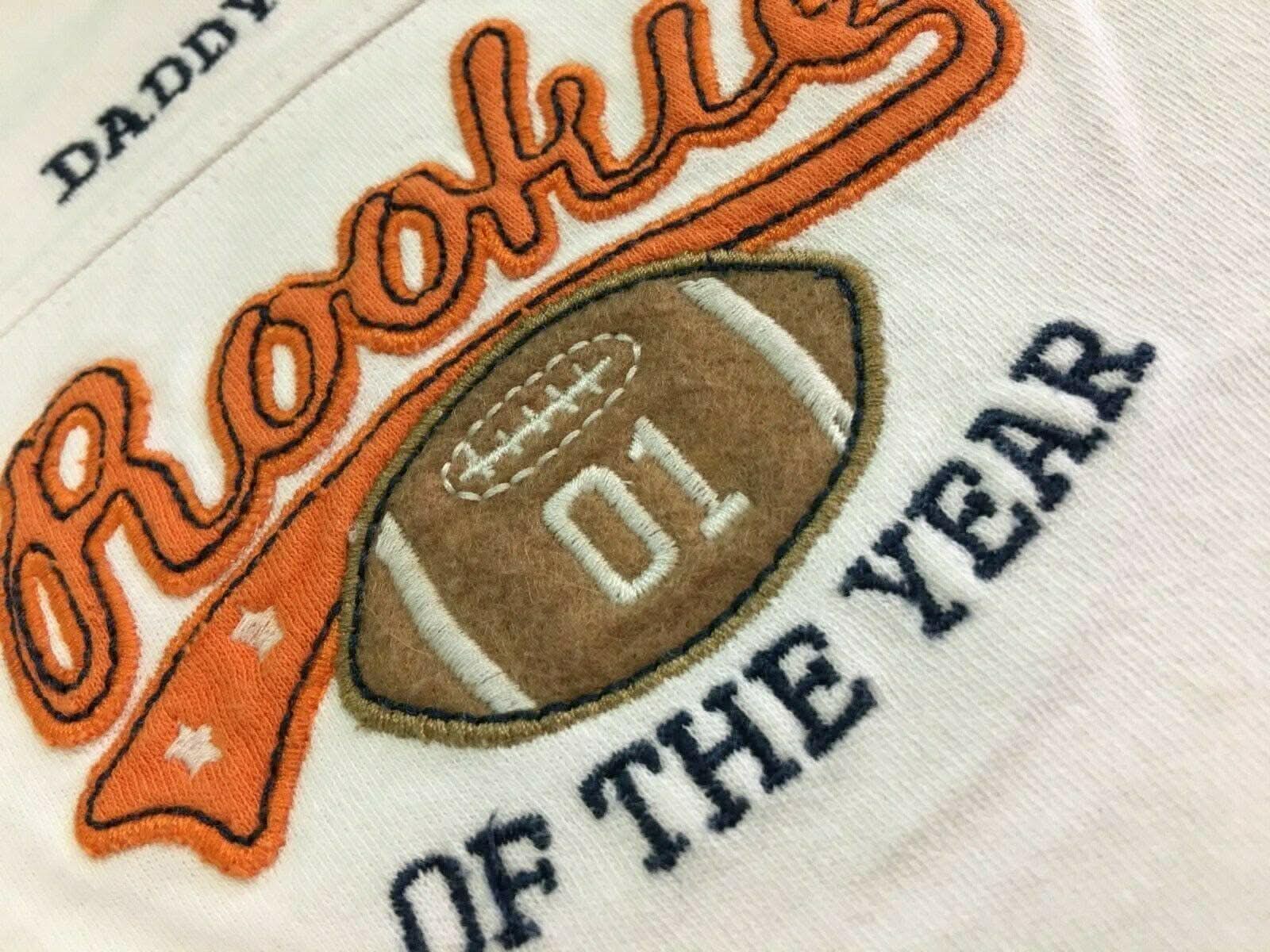 American Football "Daddy's Rookie of the Year" L/S Bodysuit/Vest Toddler 18 Months