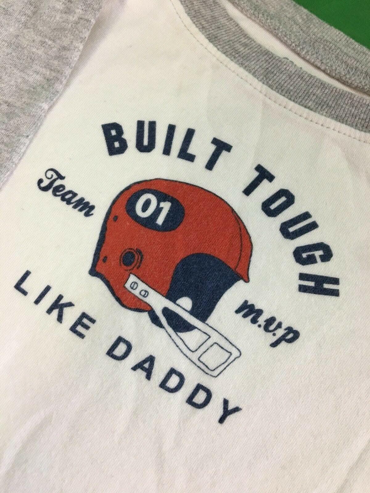 American Football "Built Tough Like Daddy" L/S Bodysuit/Vest Toddler 18 Months