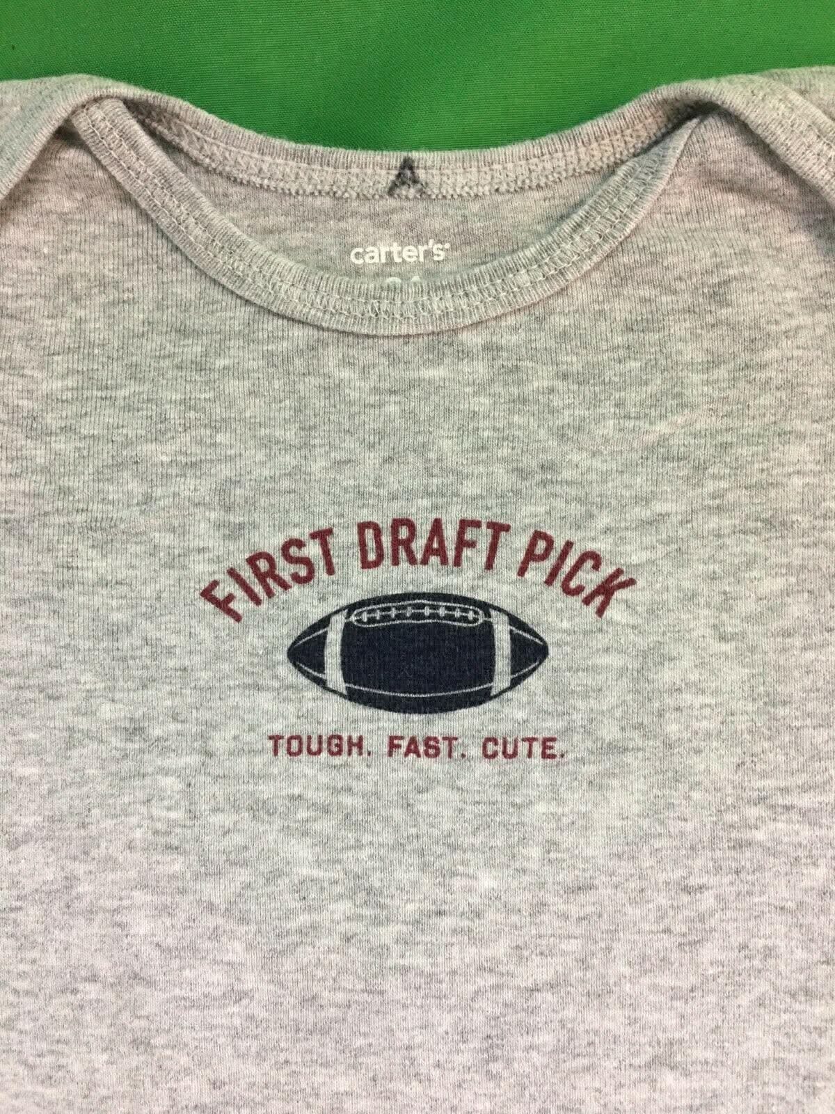 American Football "First Draft Pick" Bodysuit/Vest Toddler 24 Months
