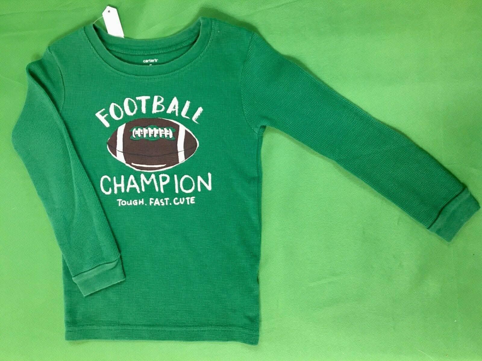 American Football "Football Champion" L/S Thermal T-Shirt Toddler 5T